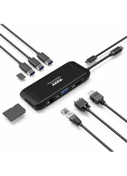 PORT Designs PORT connect - Dockingstation - USB-C - HDMI, VGA