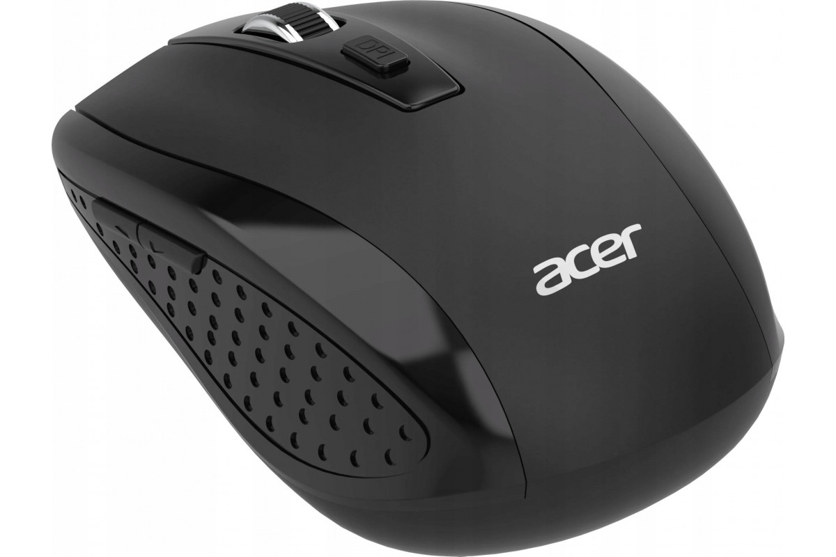 Acer Wireless Mouse (MX202) - Maus - 6 Tasten - kabellos - 2.4 GHz - kabelloser Empfänger (USB)