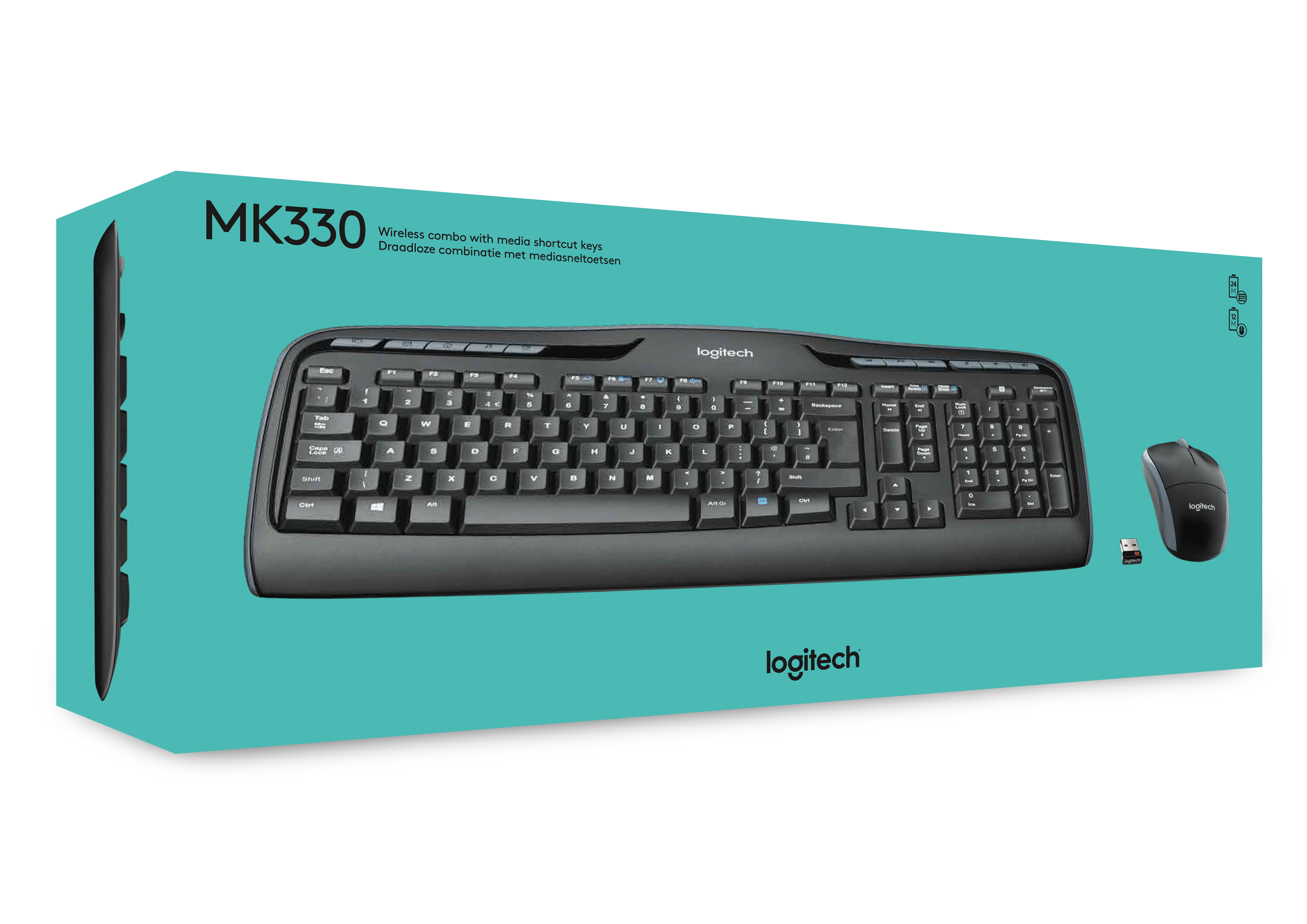Logitech Wireless Combo MK330 - Tastatur-und-Maus-Set