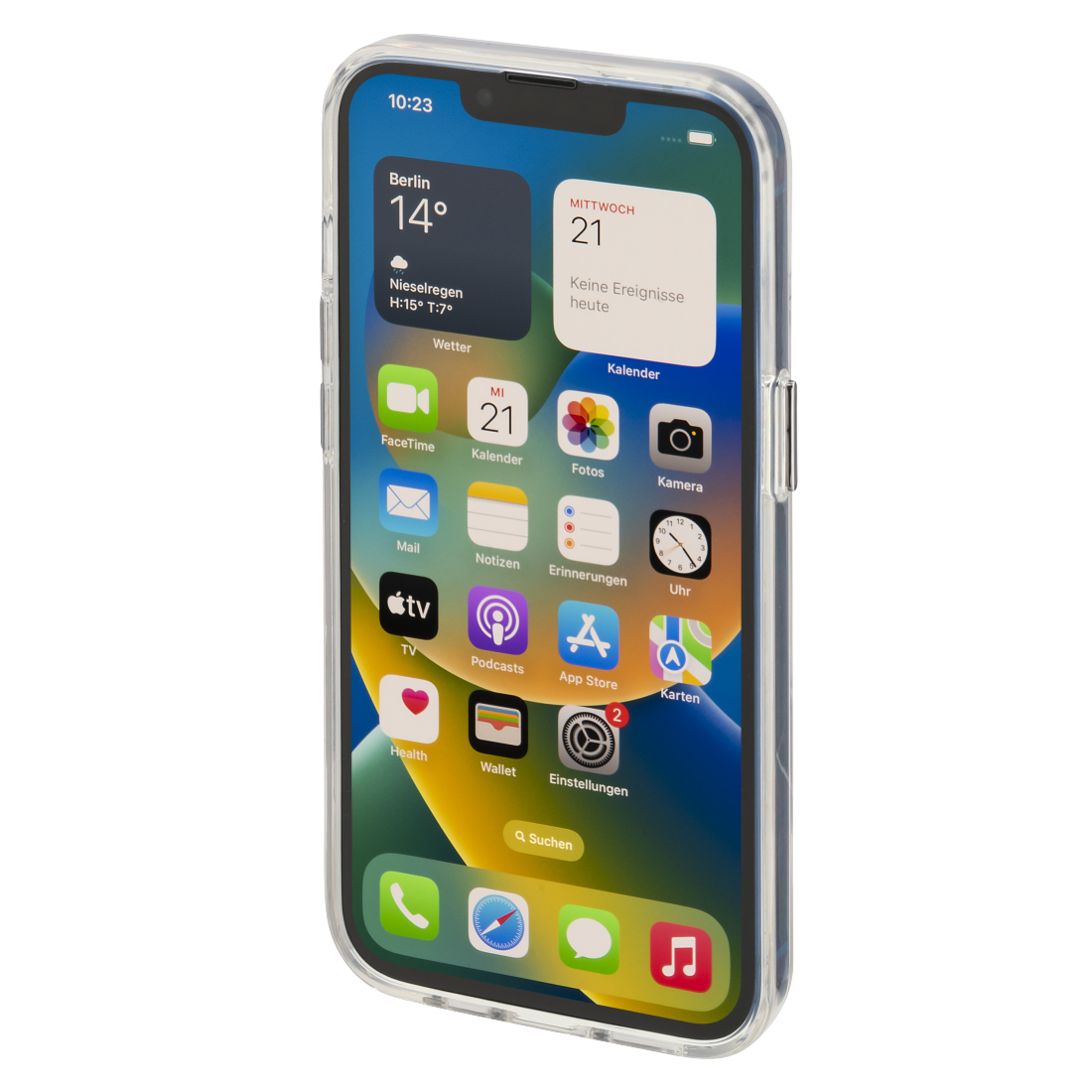 Hama 00215516, Cover, Apple, iPhone 14, 15,5 cm (6.1 Zoll), Transparent