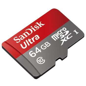 SanDisk Ultra - Flash-Speicherkarte (microSDXC-an-SD-Adapter