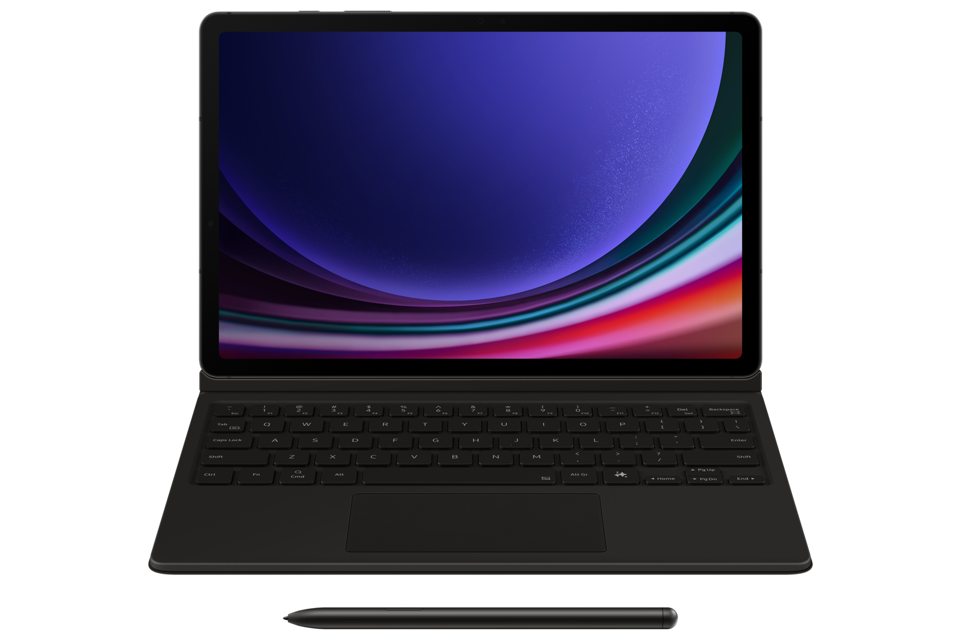 Samsung EF-DX725 - Tastatur und Foliohülle (Buch-Cover) - mit Touchpad