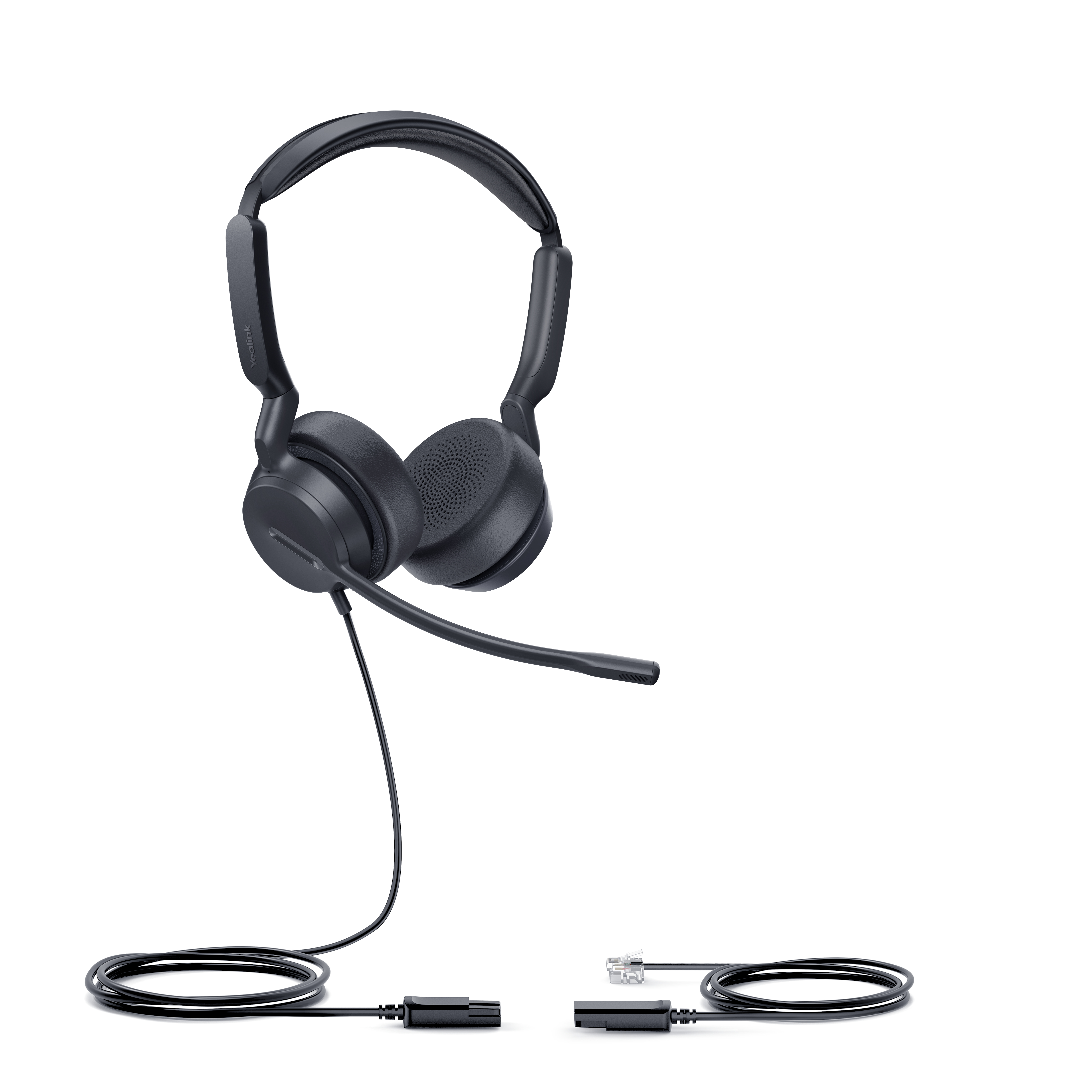 Yealink YHS36 E2 Dual Headset, Kabelgebunden, Büro/Callcenter, 20 - 20000 Hz, 129 g, Kopfhörer, Schw