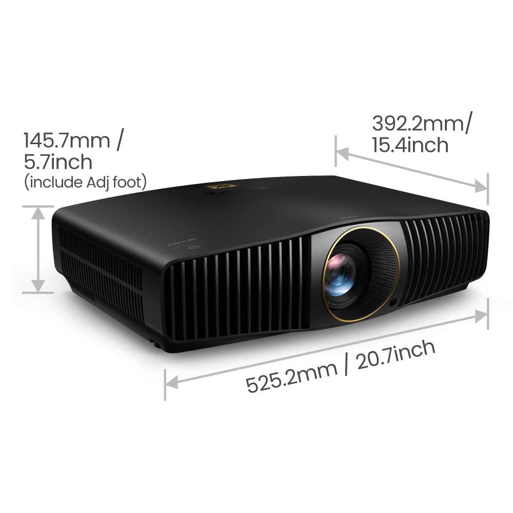 BenQ W5800 - DLP-Projektor - blauer Laser - 3D