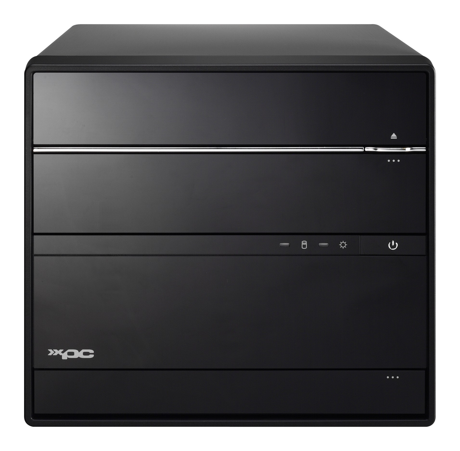 Shuttle XPC cube Barebone SH570R6 - S1200, Intel H570, 1x PCIe X16, 1x PCIe X4, 2x M.2, 2xDP, 1xHDMI