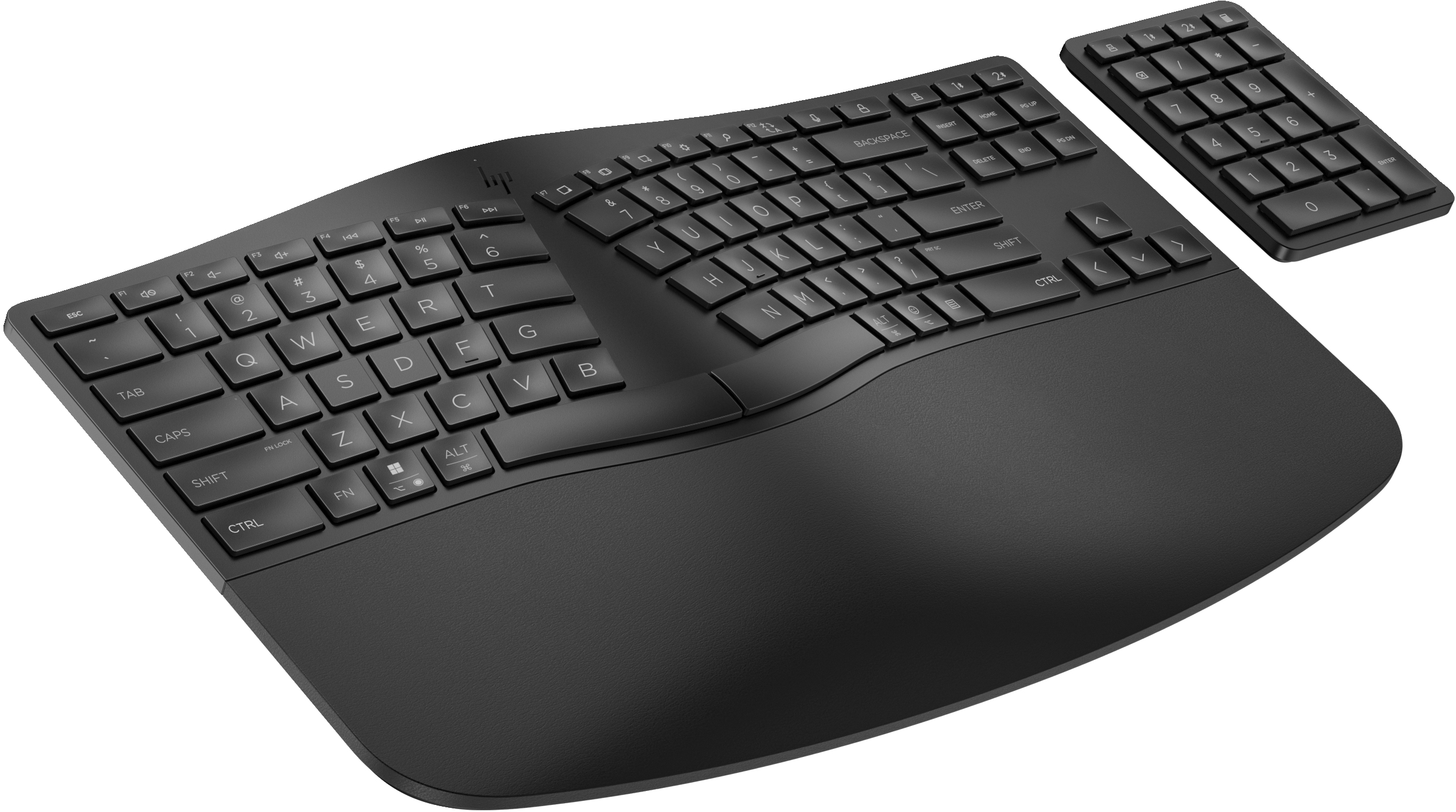 HP 965 - Tastatur-und-Tastenfeld-Set - kompakte Größe, 2-Zonen-Layout, separater Ziffernblock, kurze