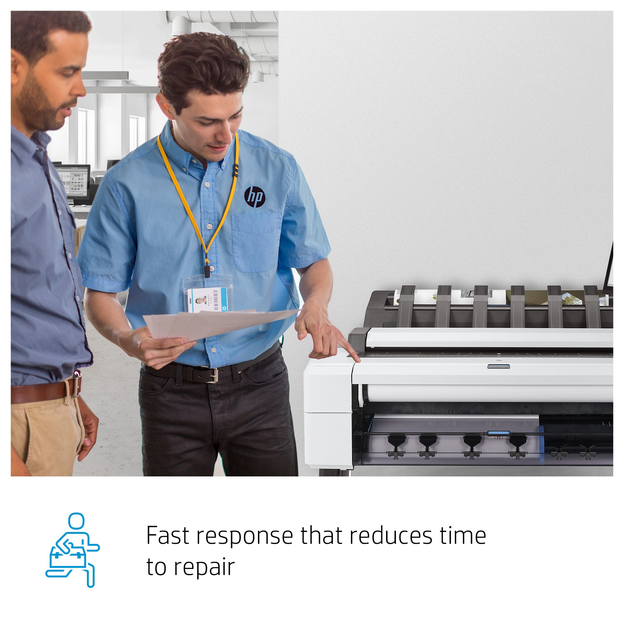 HP 2 Jahre Erweiterung für Vor-Ort-Hardwarepaket-Support am nächsten Arbeitstag für DesignJet T650-3