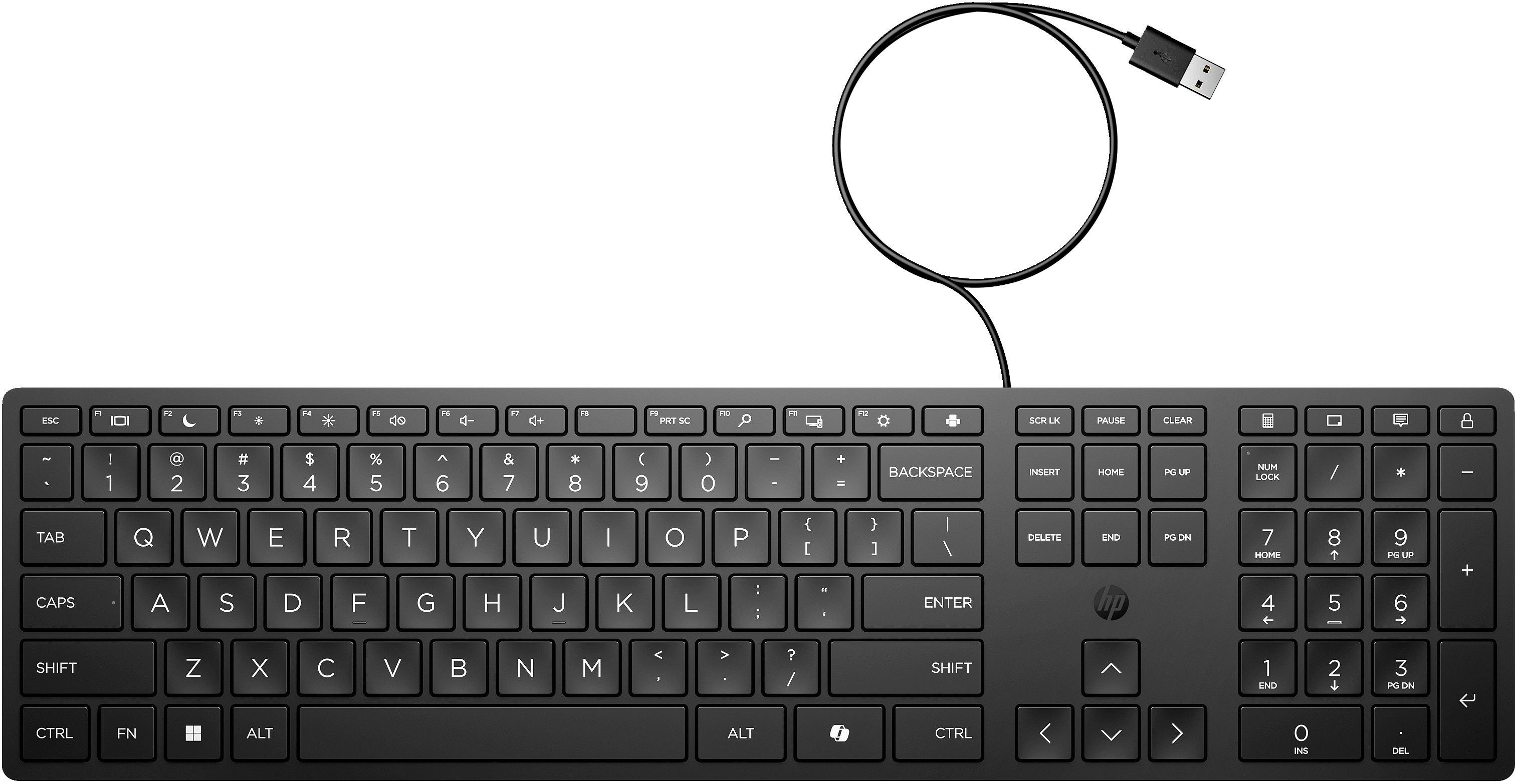 HP Desktop 320K - Tastatur - USB - Bosnisch/Kroatisch/Montenegrinisch/Slowenisch... - Desktop