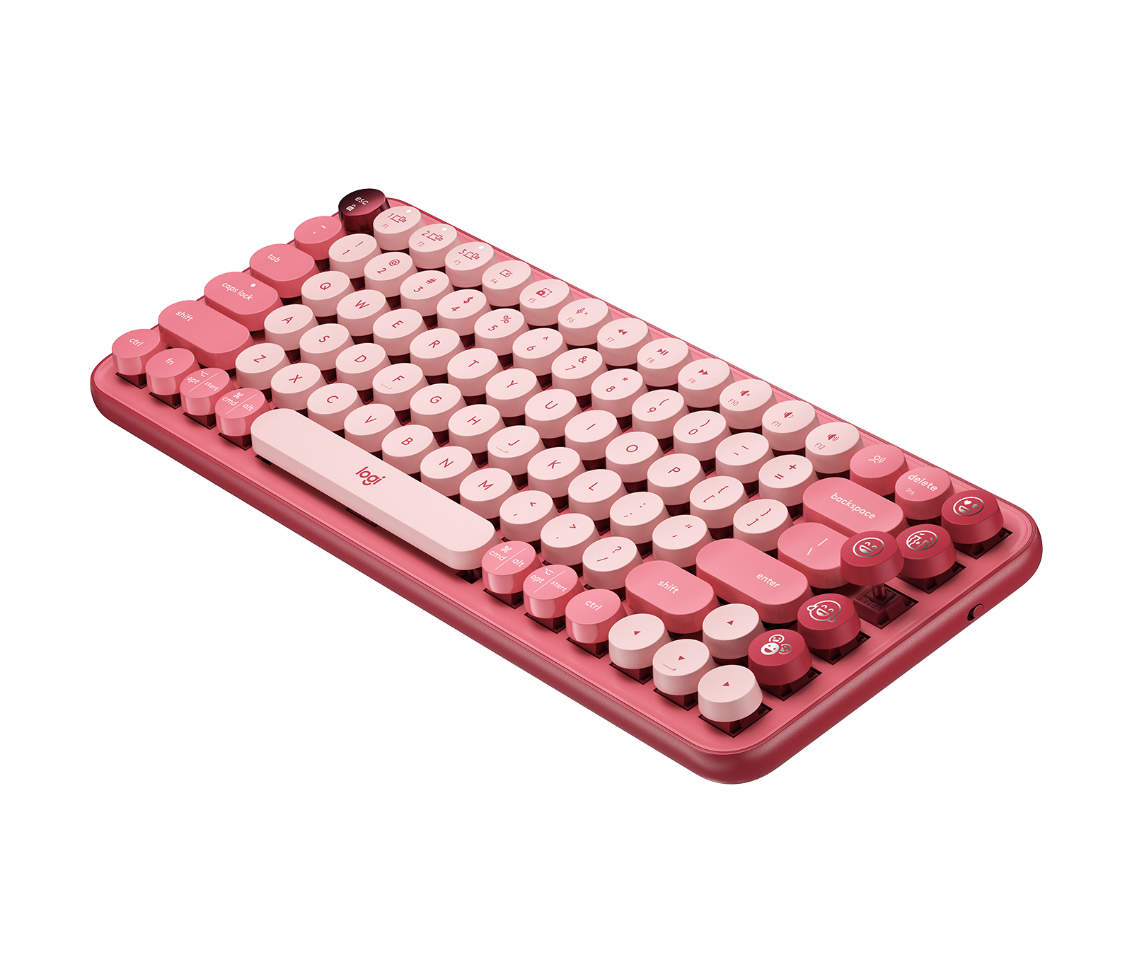 Logitech POP Keys - Tastatur - kabellos - Bluetooth 5.1, Bluetooth LE