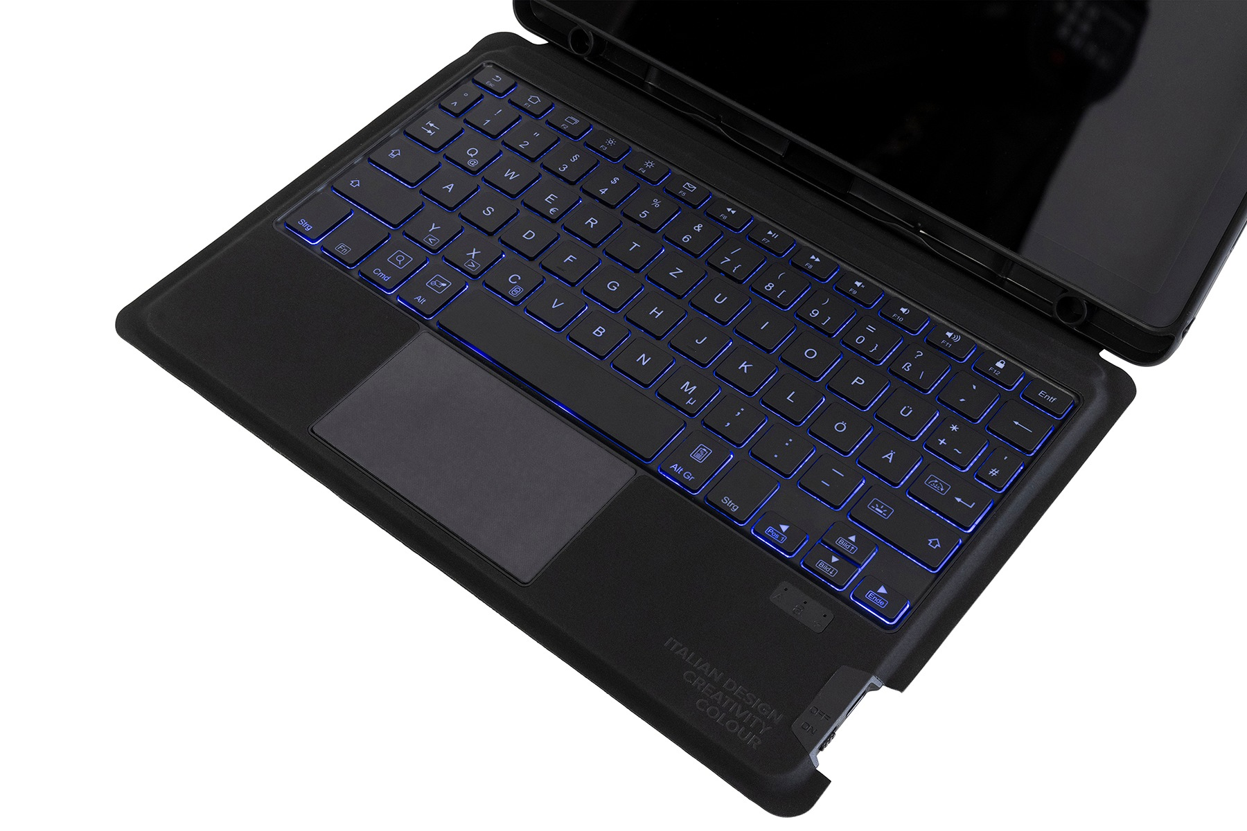 Samsung Tucano F-TUCBCKTABA9P - Tastatur und Foliohülle (Buch-Cover)