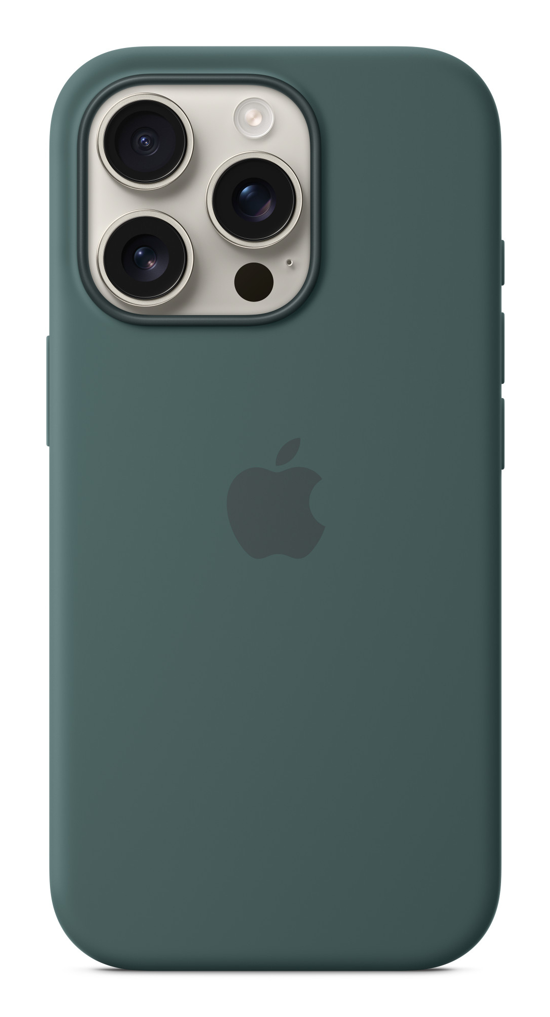 Apple iPhone 16 Pro Silikon Case mit MagSafe ? Seegrün, Cover, Apple, iPhone 16 Pro, 16 cm (6.3"), G