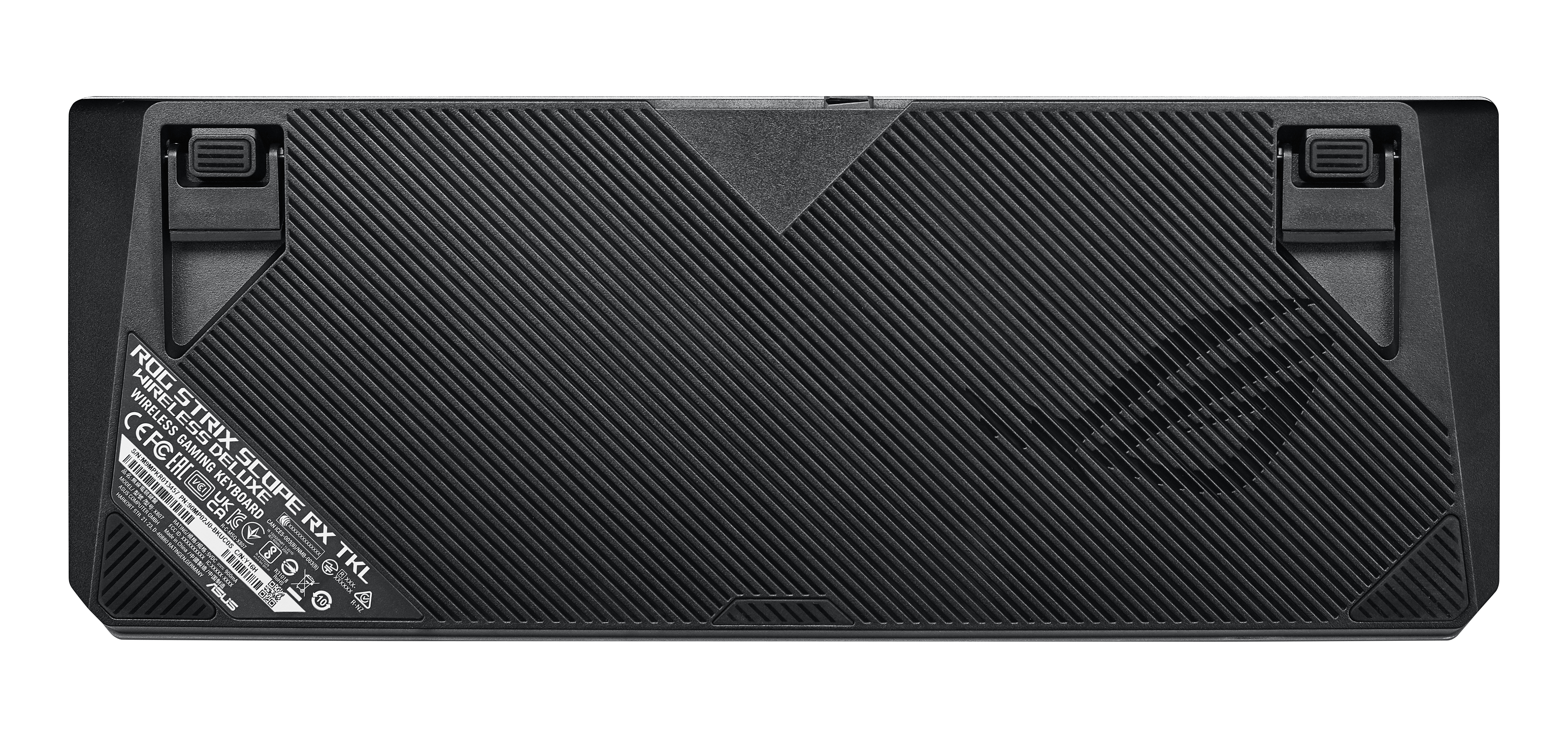 ASUS ROG Strix Scope RX TKL Wireless Deluxe, Verkabelt & Kabellos, USB + RF Wireless + Bluetooth, Me