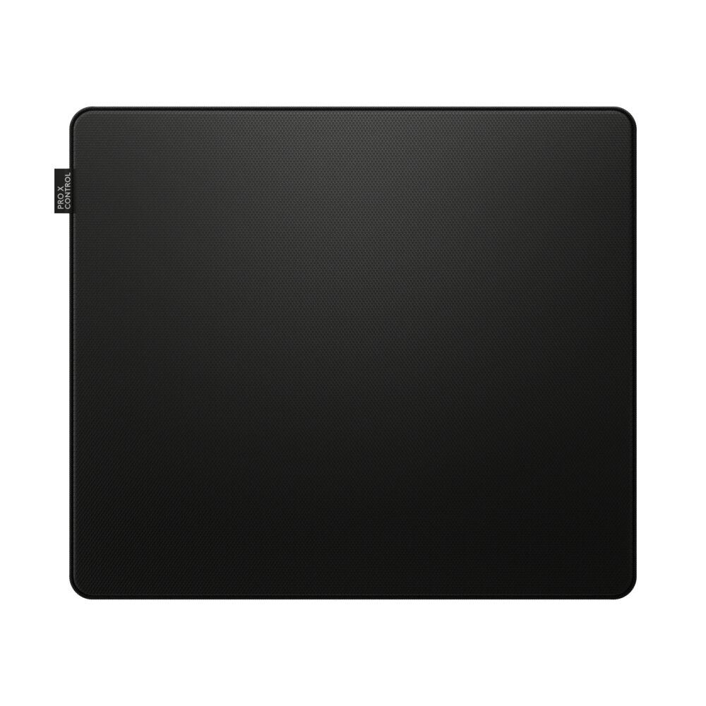 Logitech G PRO X CONTROL, Schwarz, Einfarbig, Stoff, Schaum, Anti-Rutsch-Basis, Gaming-Mauspad