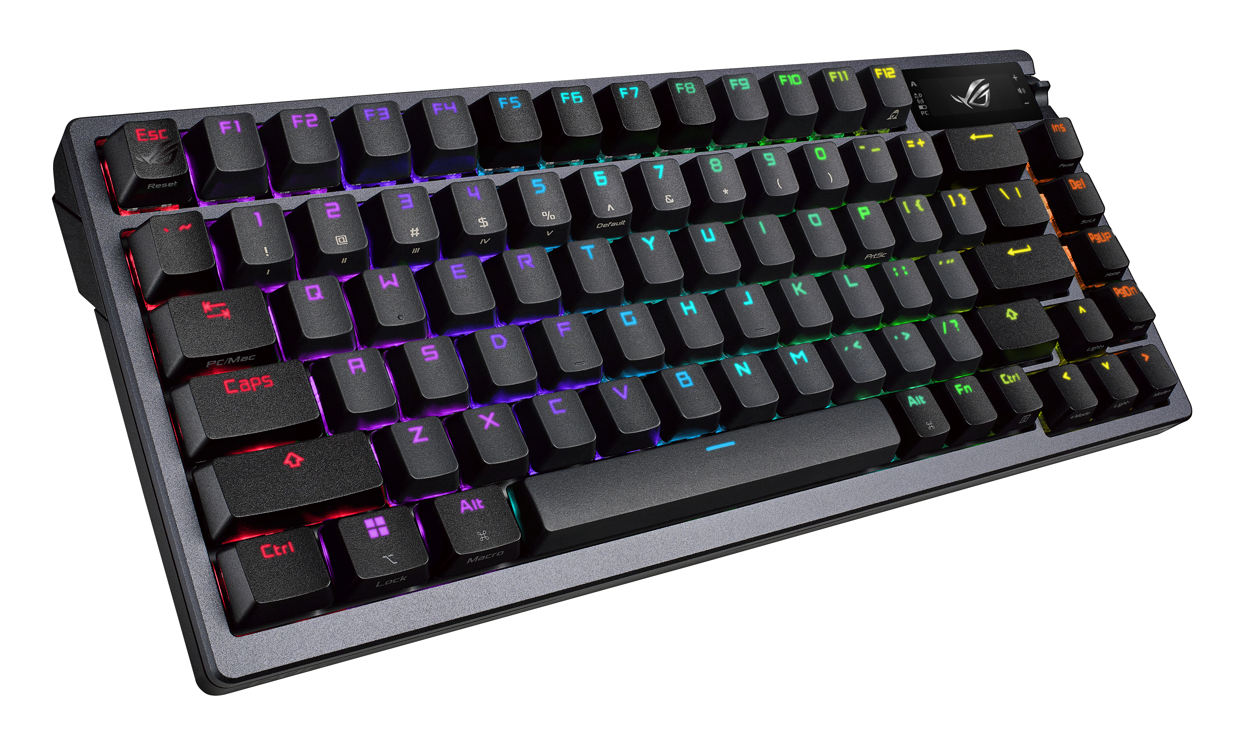 ASUS M701 ROG AZOTH/NXRD/FR, Verkabelt & Kabellos, USB + RF Wireless + Bluetooth, Mechanischer Switc