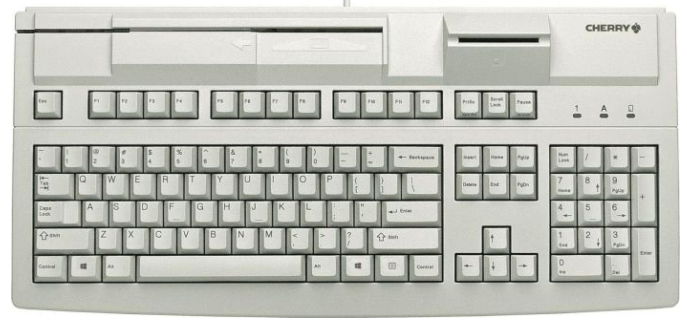 Cherry MultiBoard MX V2 G80-8984 - Tastatur - mit magnetischer Kartenleser