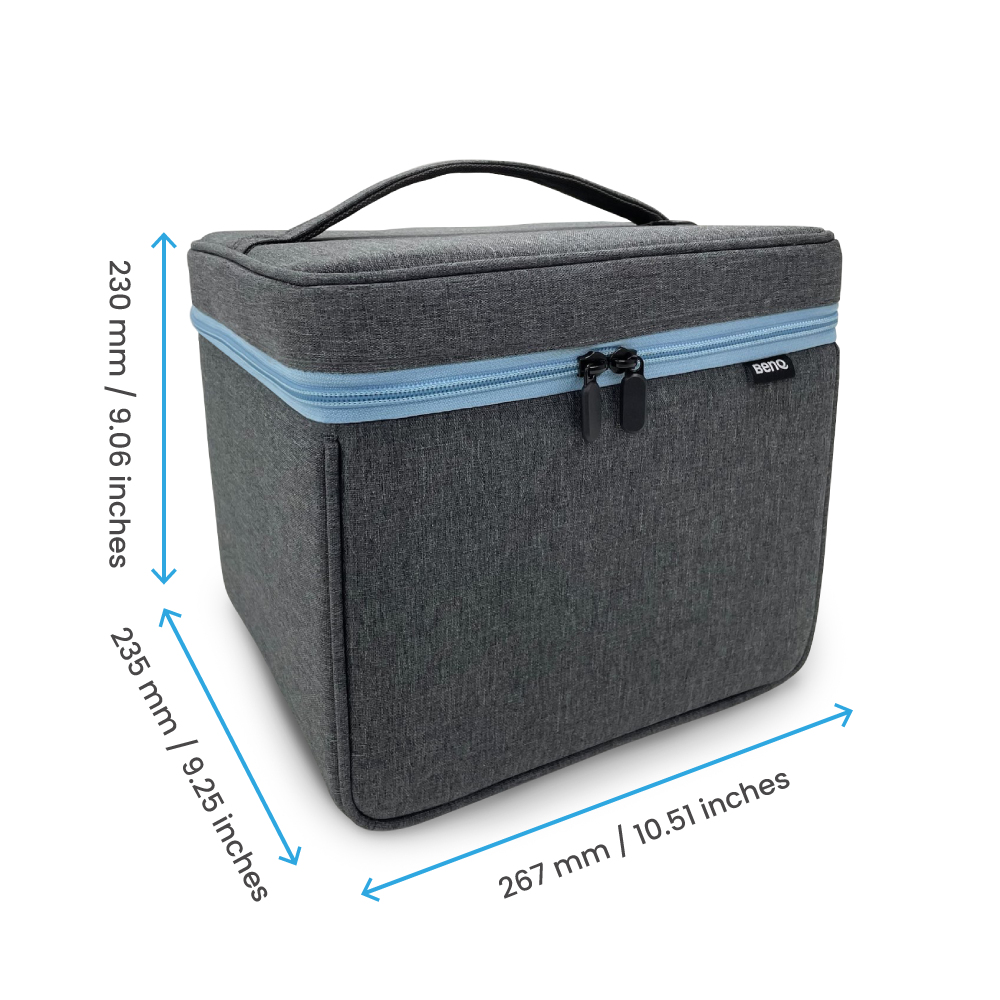 BenQ 5J.JRK09.001, Tasche, Benq, Blau, Grau, GP100, X300G, 235 mm, 267 mm