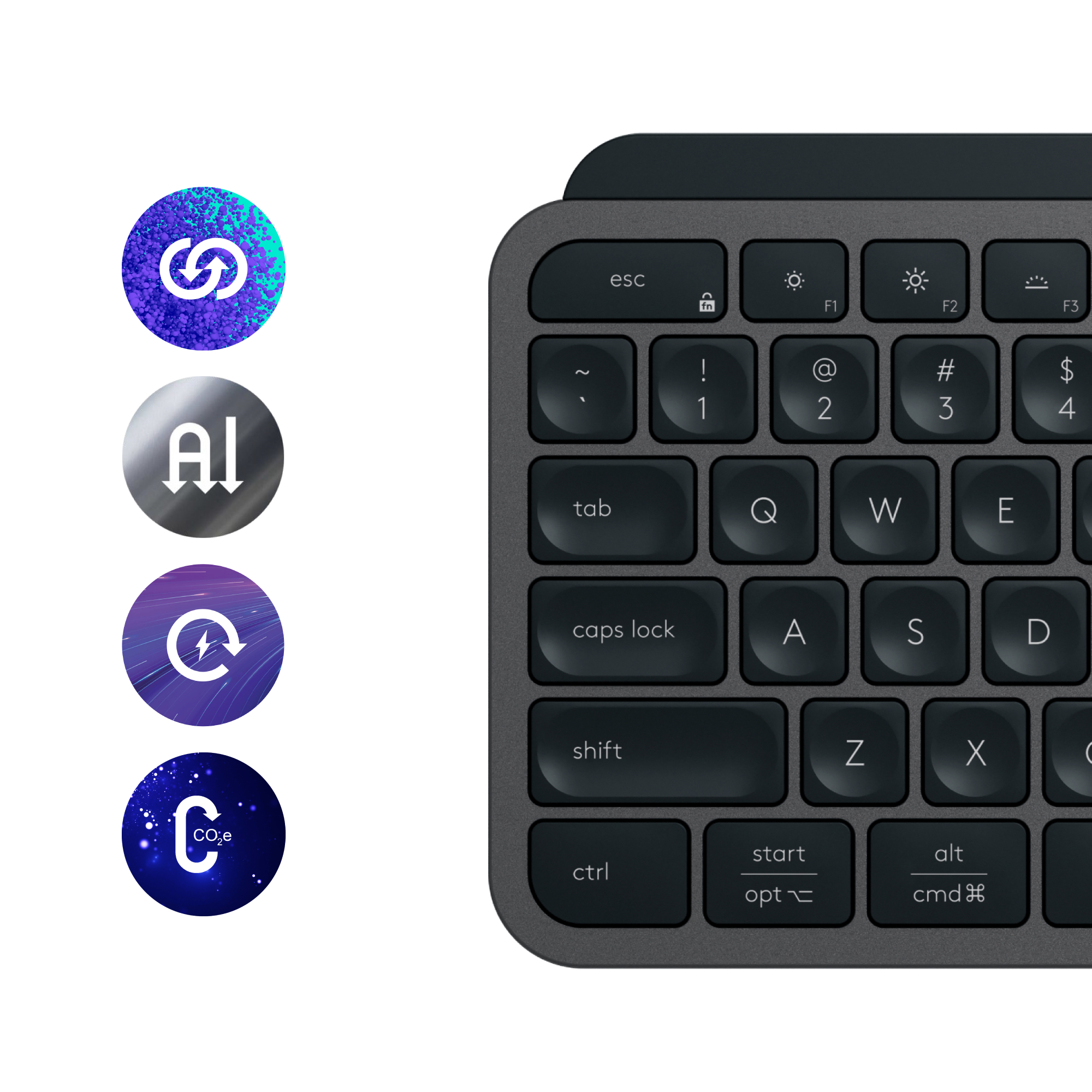 Logitech MX Keys S - Tastatur - hinterleuchtet