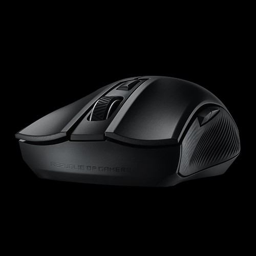 ASUS ROG Strix Carry - Maus - Für Rechtshänder - optisch - kabellos - 2.4 GHz, Bluetooth 5.0 LE - ka
