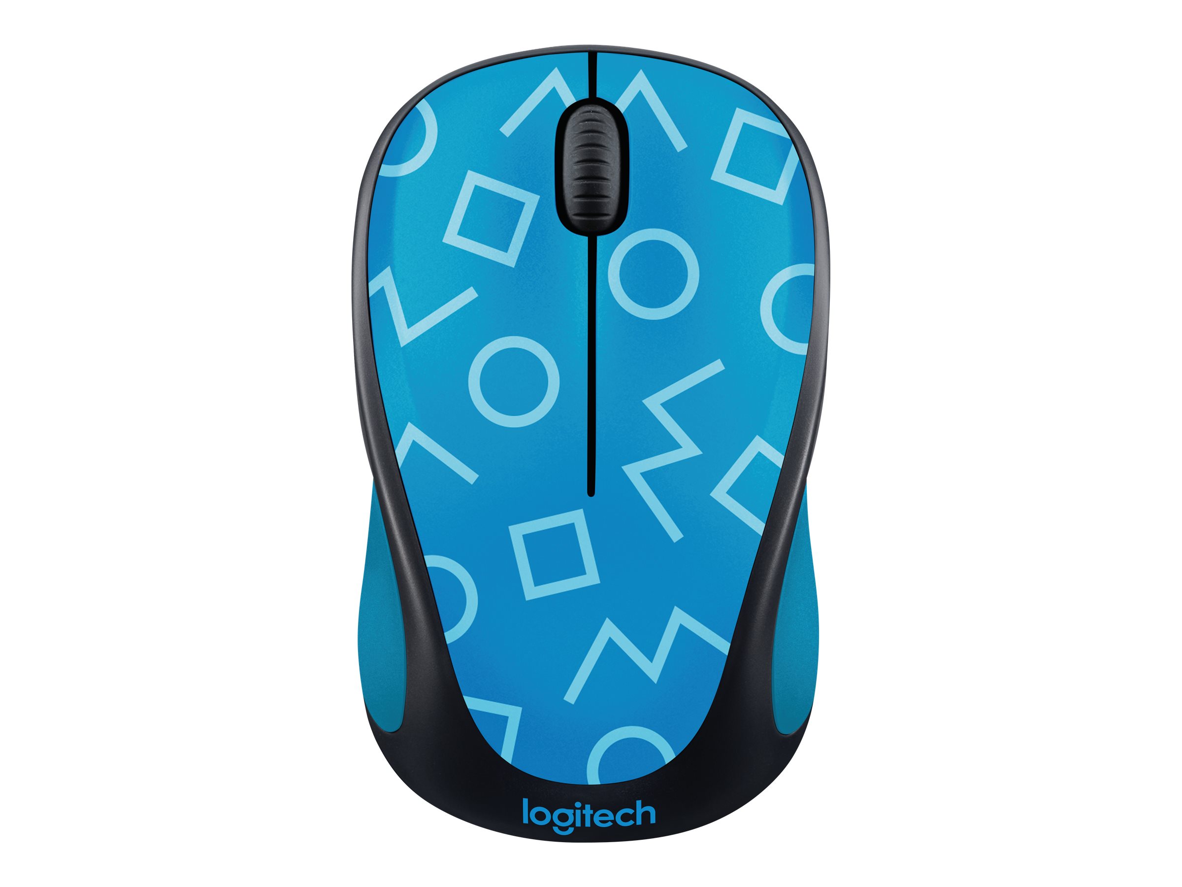 Logitech M238, Beidhändig, Optisch, RF Wireless, 1000 DPI, Blau