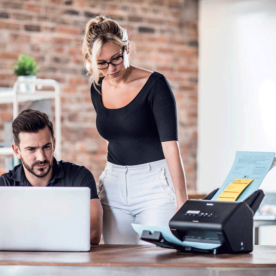 Brother ADS-3000N, 215,9 x 355 mm, 600 x 600 DPI, 1200 x 1200 DPI, 30 Bit, 24 Bit, 50 Seiten pro Min
