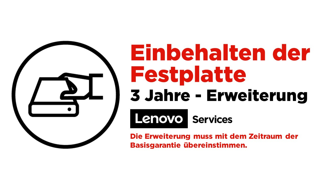 Lenovo Keep Your Drive Add On - Serviceerweiterung (für Desktops)