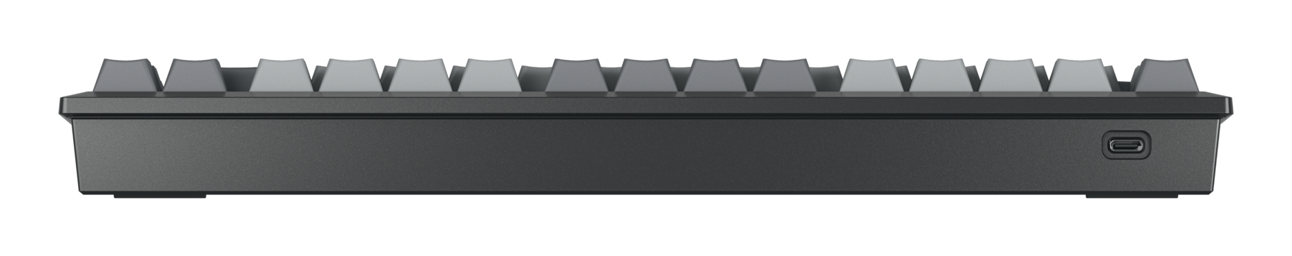 Cherry KW 300W MX, Verkabelt & Kabellos, USB + Bluetooth, Mechanischer Switch, QWERTY, LED, Schwarz,