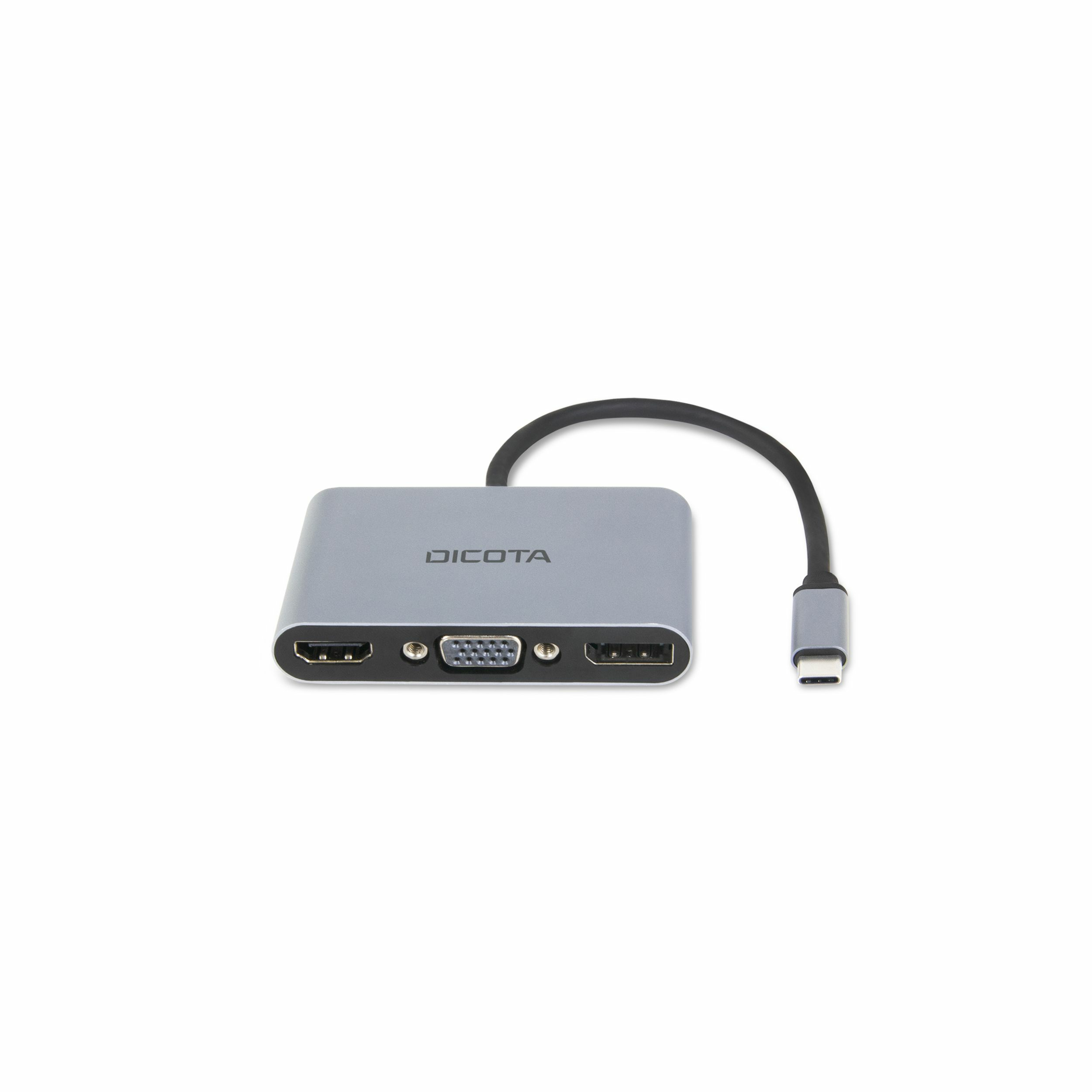 Dicota 5-in-1 - Dockingstation - USB-C - DP
