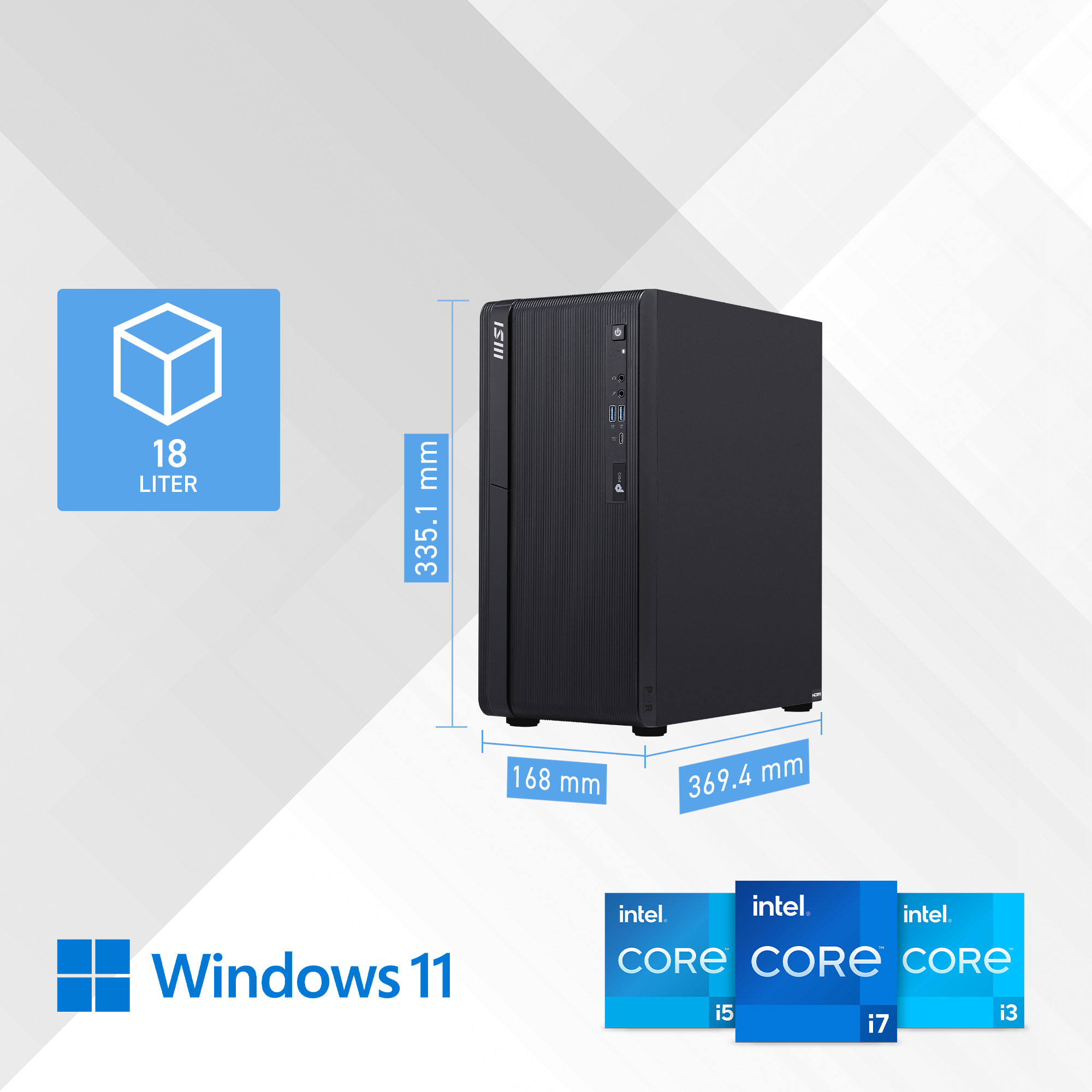 MSI PRO DP 180 AI 8HG-1452DE U5 16GB 512GB SSD Win 11 - Komplettsystem - 16 GB
