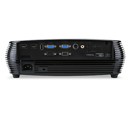 Acer X1228H - DLP-Projektor - UHP - tragbar - 3D - 4500 ANSI-Lumen - XGA (1024 x 768)