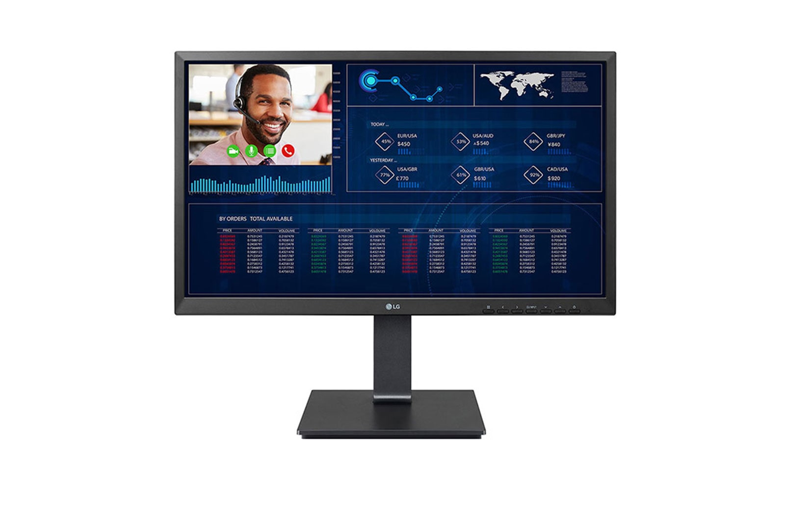 LG 24CQ651I-6P, 60,5 cm (23.8"), Full HD, Intel® Pentium®, 8 GB, 16 GB, Schwarz