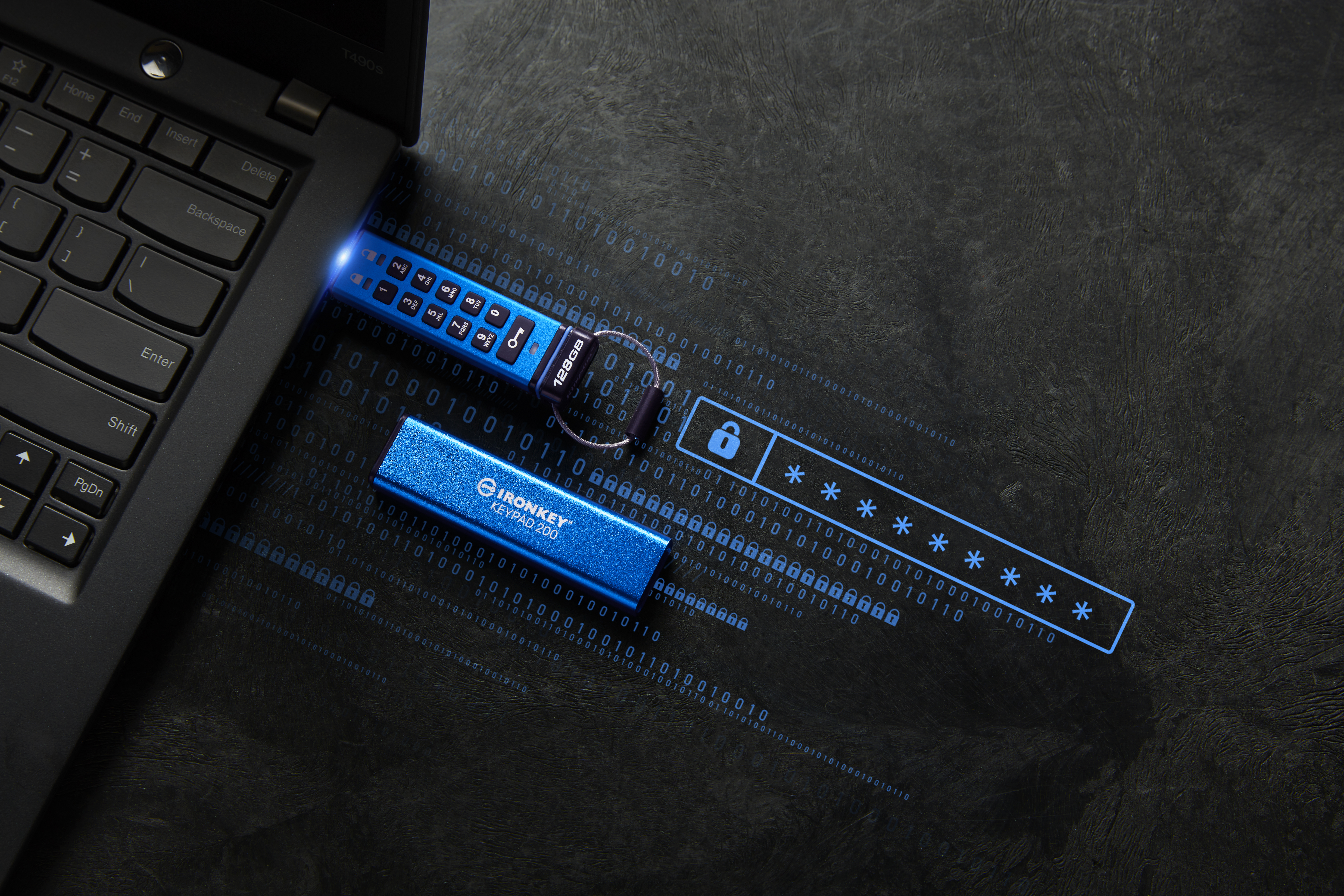 Kingston IronKey Keypad 200 - USB-Flash-Laufwerk