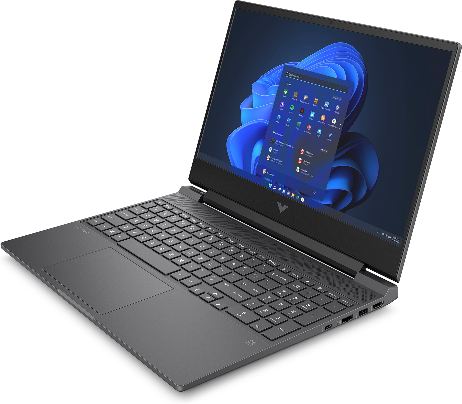 HP Victus Gaming 15-fa1657ng, Intel® Core? i5, 39,6 cm (15.6"), 1920 x 1080 Pixel, 16 GB, 512 GB, Wi
