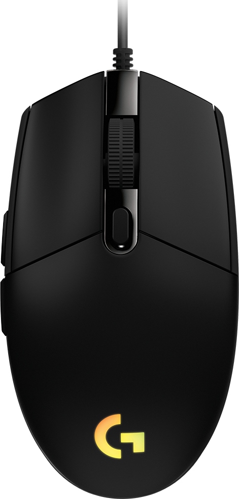 Logitech G G203 Lightsync, Beidhändig, USB Typ-A, 8000 DPI, 1 ms, Schwarz
