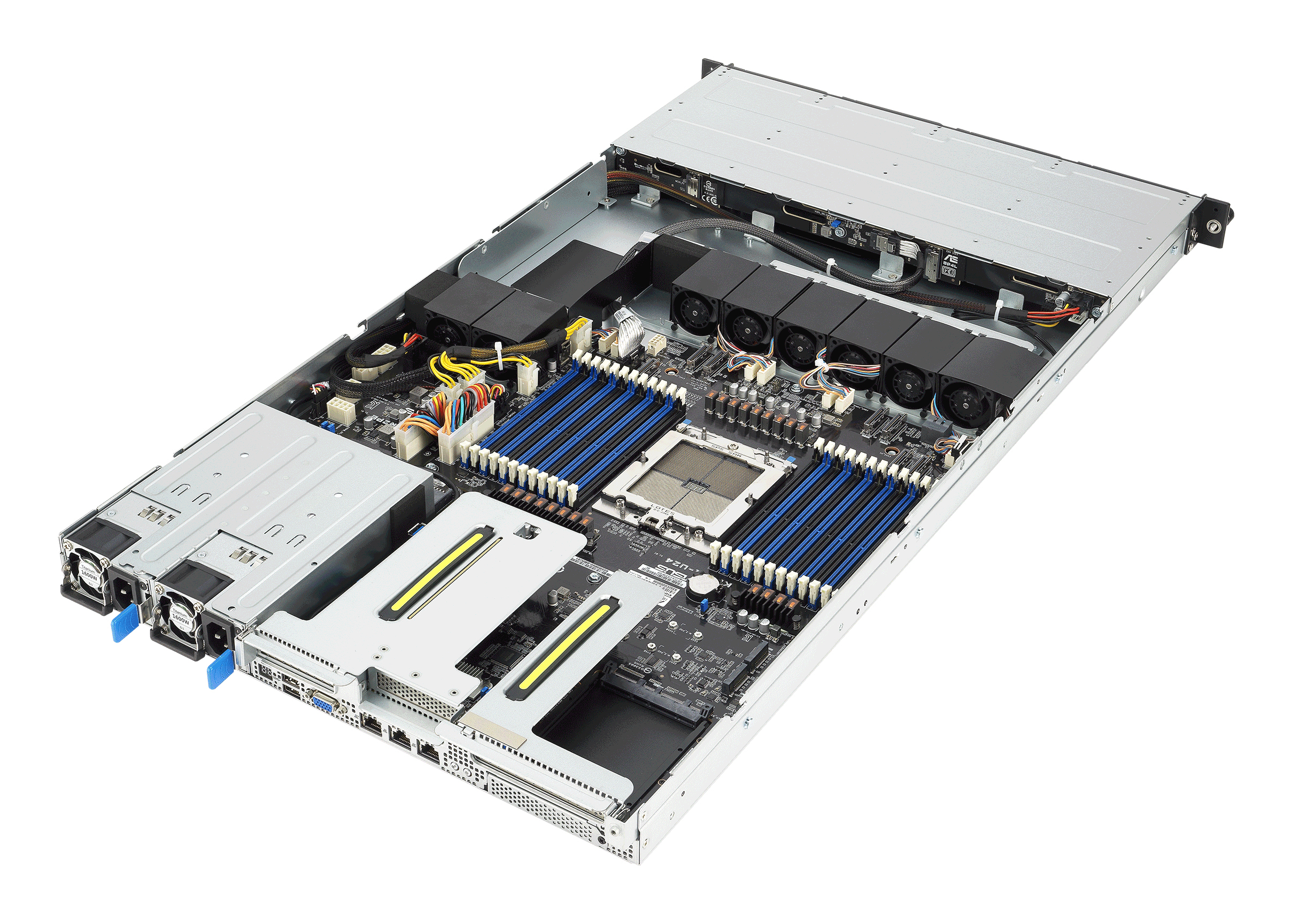ASUS RS501A-E12-RS4, LGA 6096, AMD, AMD EPYC, AMD EPYC 9004, DDR5-SDRAM, 3 TB