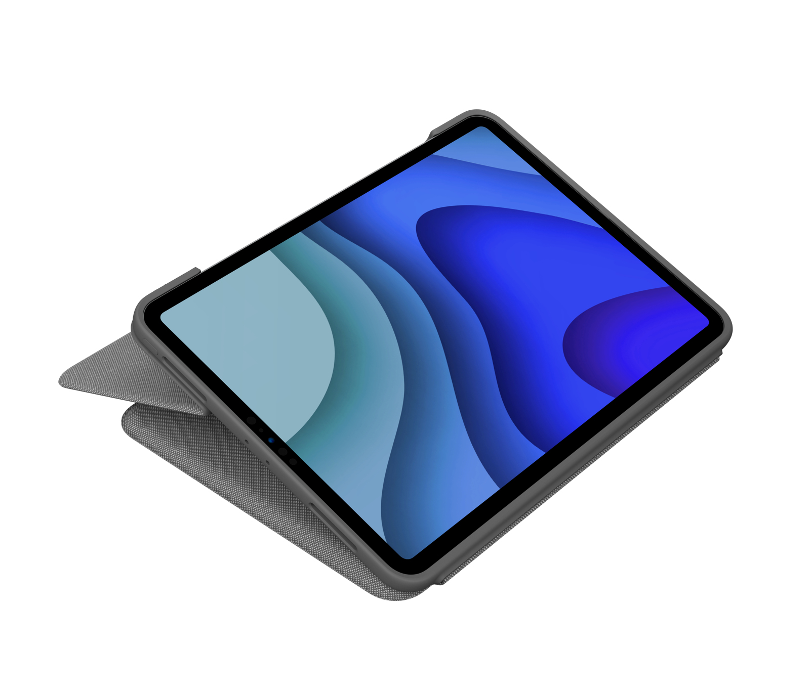 Logitech Folio Touch - Tastatur und Foliohülle - mit Trackpad - hinterleuchtet - Apple Smart connect