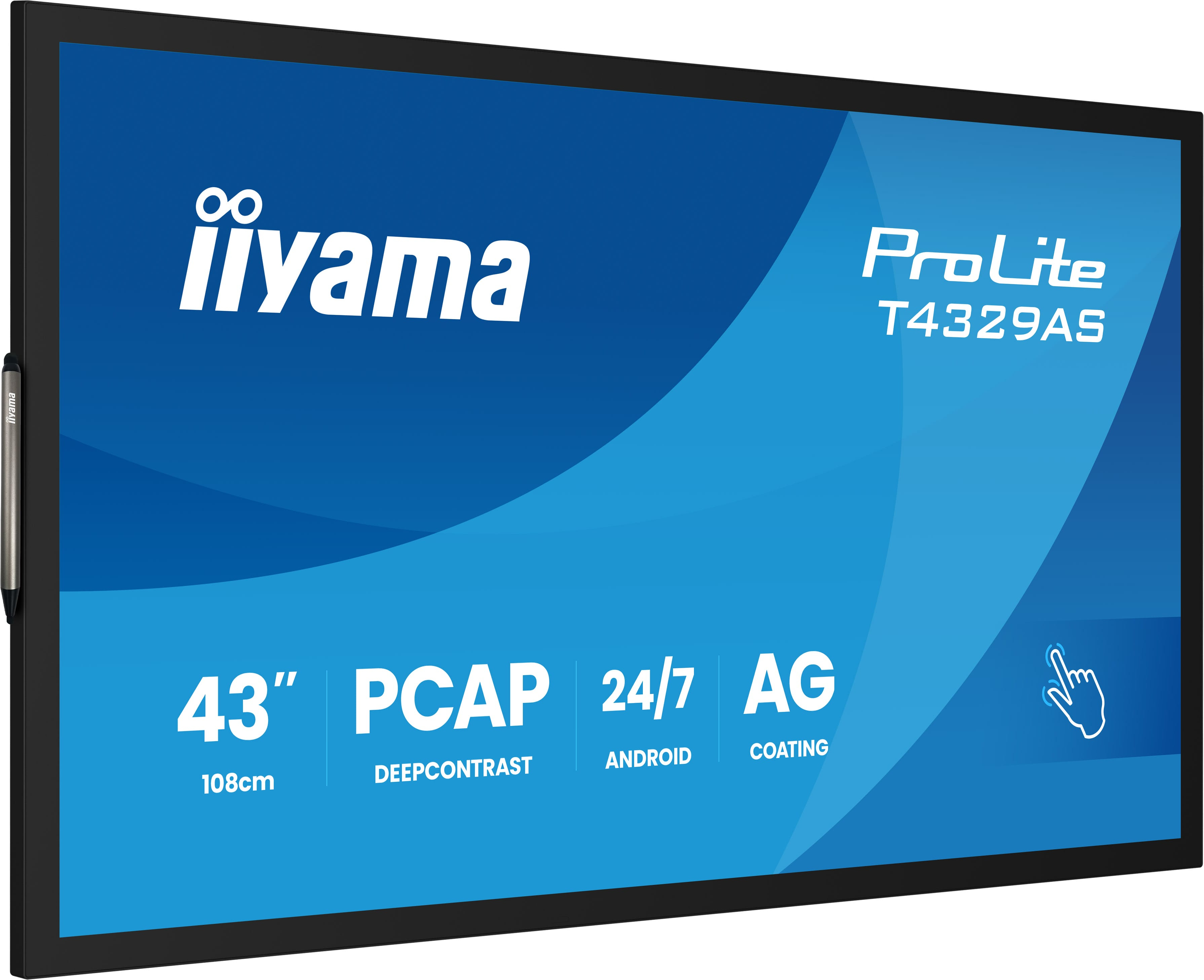 B-WARE - iiyama ProLite T4329AS-B1AG, 42.5" Interactive Display