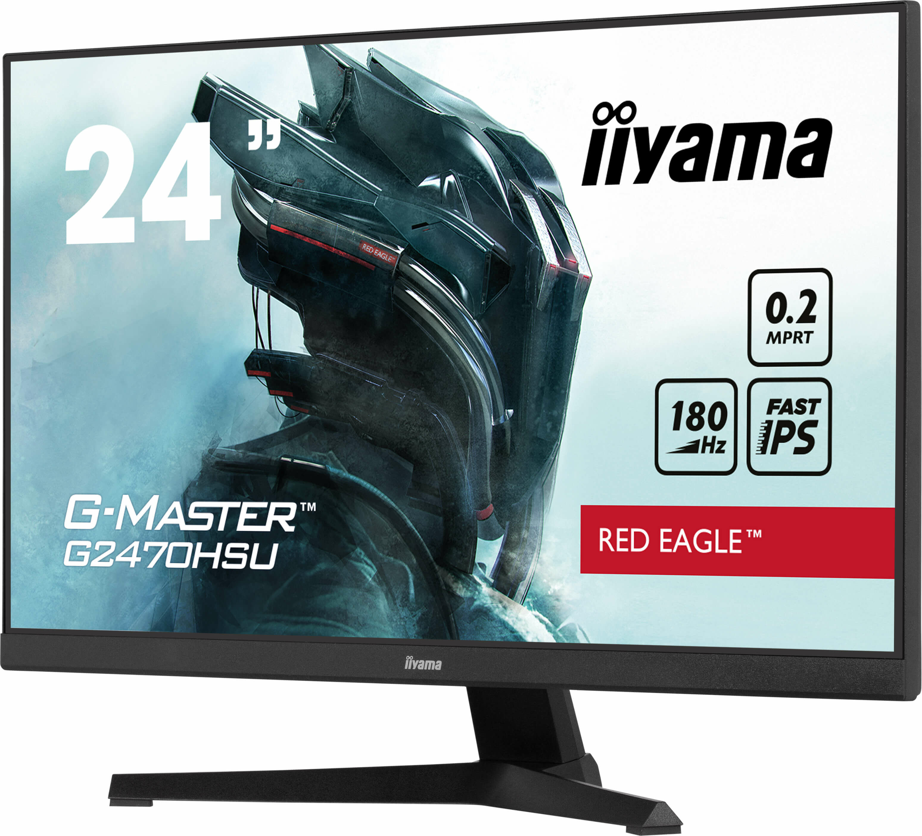 Iiyama G-MASTER Red Eagle G2470HSU-B6 - LED-Monitor - Gaming - 61 cm (24")