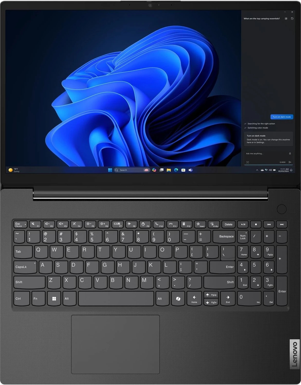 Lenovo V15 G5 IRL, 15,6" FHD, Core 5 120U, 8GB RAM, 256GB SSD, ohne Windows