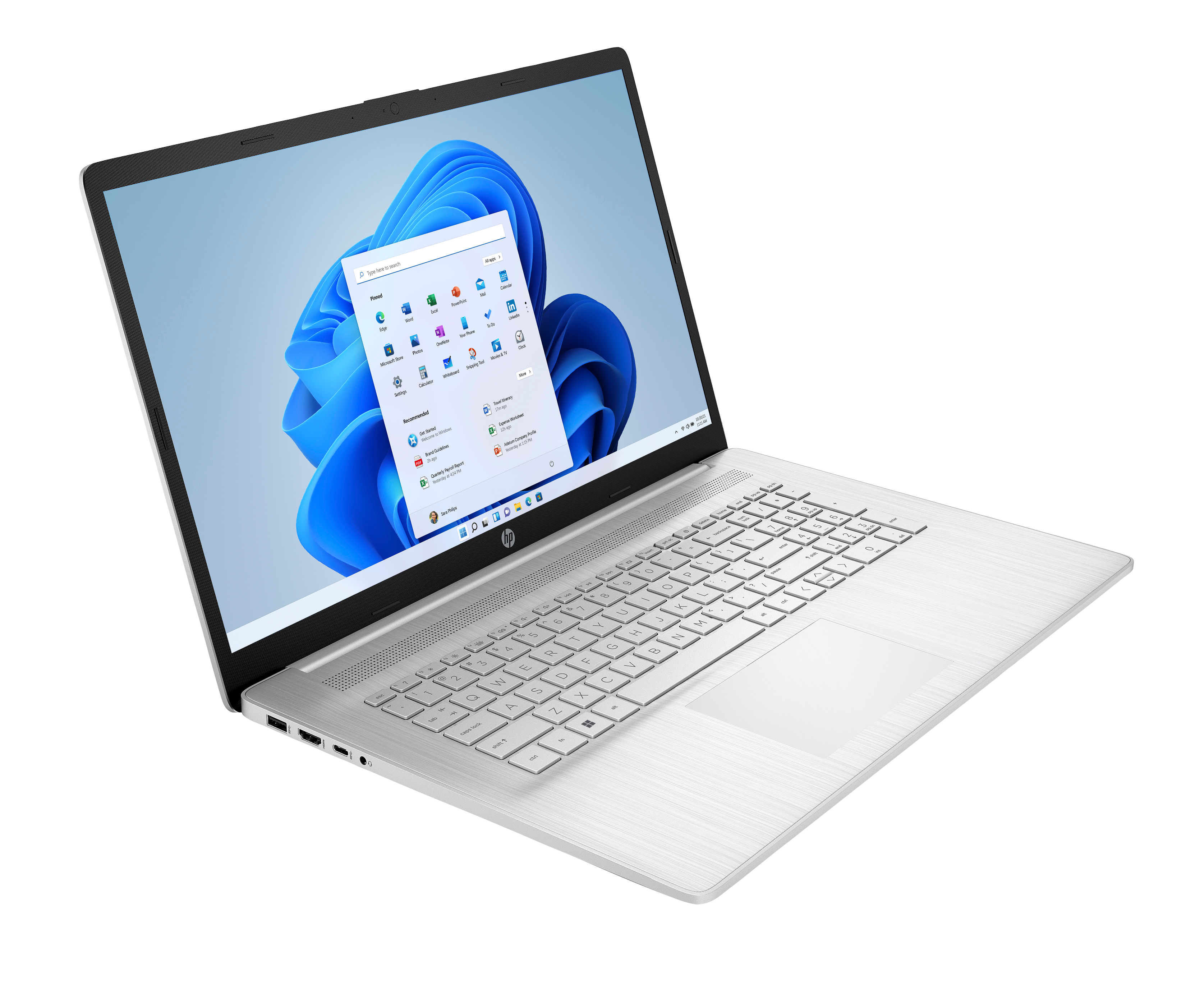 HP 17-cp2559ng, AMD Ryzen? 5, 2,8 GHz, 43,9 cm (17.3"), 1920 x 1080 Pixel, 16 GB, 1 TB
