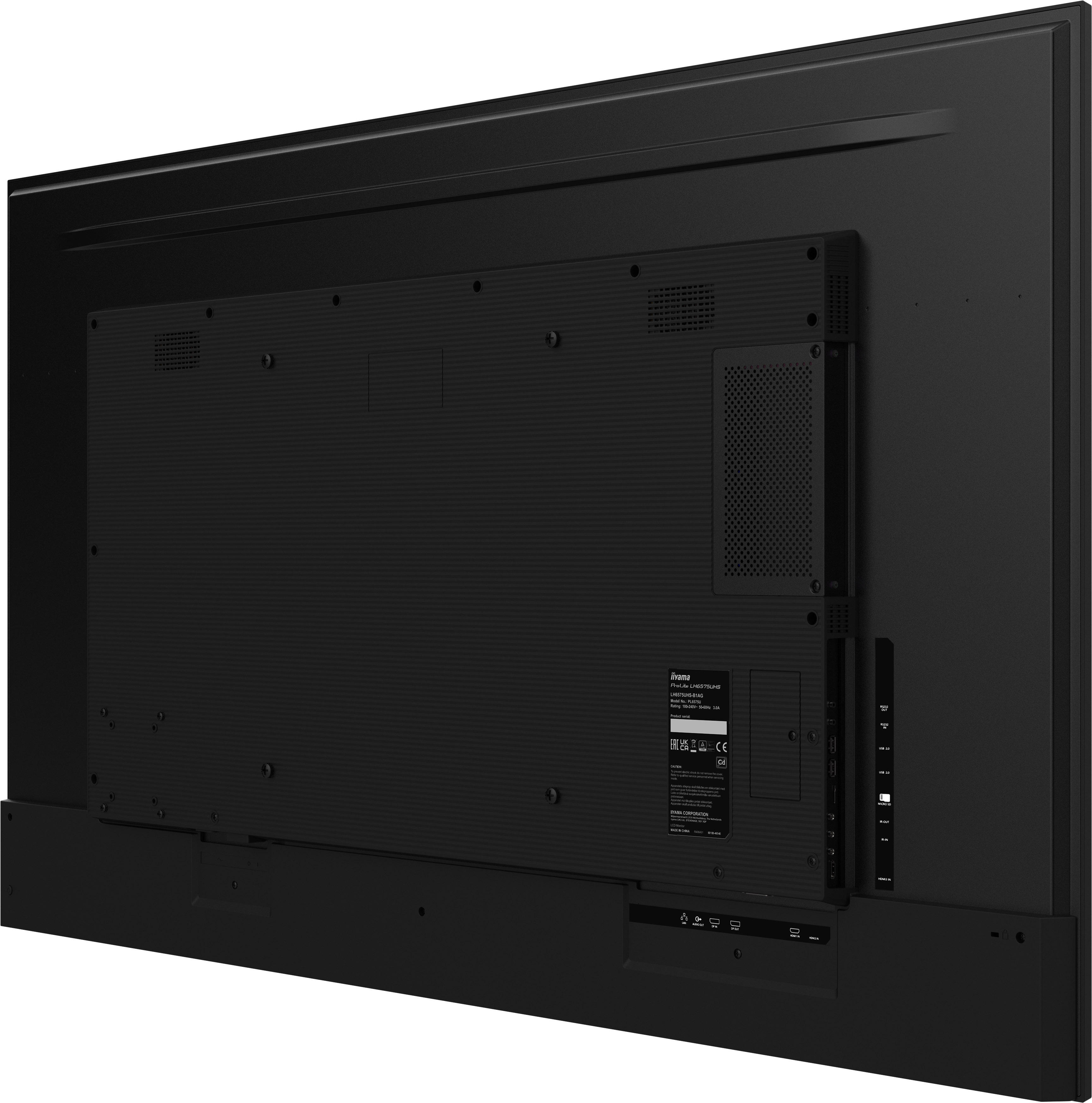Iiyama ProLite LH6565UHSB-B1 - 164 cm (65") Diagonalklasse LCD-Display mit LED-Hintergrundbeleuchtun