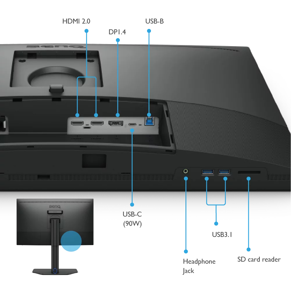 BenQ SW272QN - LED-Monitor - USB - 68.6 cm (27")