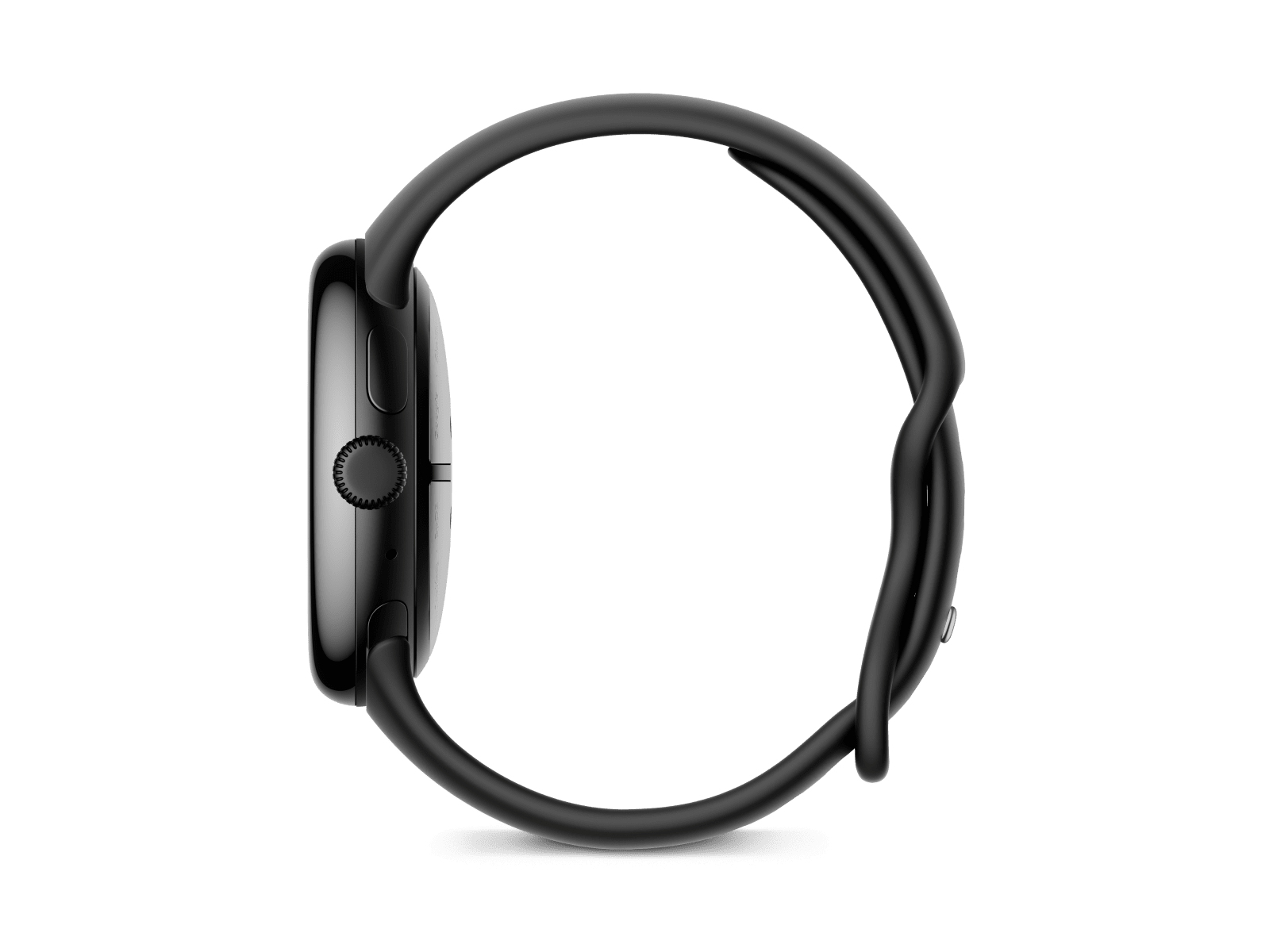 Google Pixel Watch 3 (Wi-Fi) 45mm Matte Black mit Sportarmband Obsidian