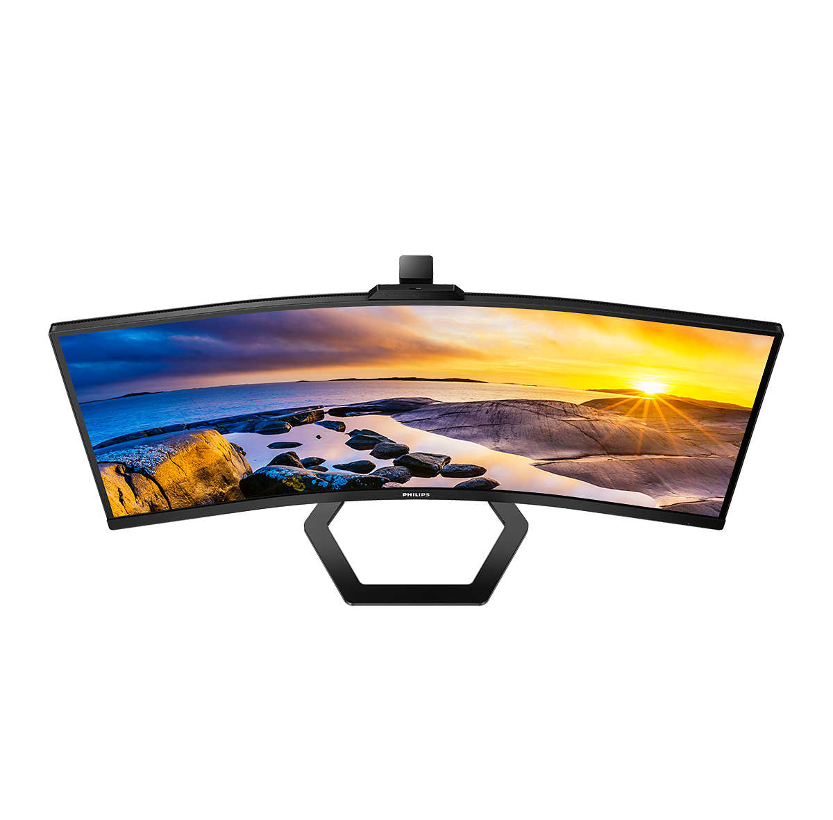 Philips 34E1C5600HE Curved-Monitor 86.36cm (34"), UWQHD, VA, 4ms, HDMI, Displayport, USB-C