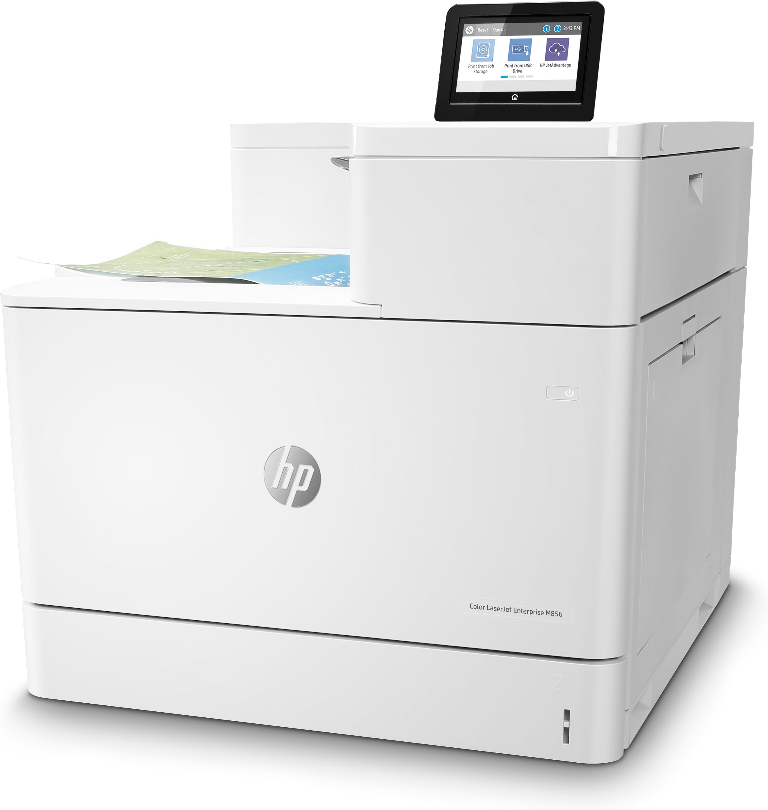 HP Color LaserJet Enterprise M856dn - Drucker - Farbe - Duplex - Laser - A3/Ledger - 1200 x 1200 dpi