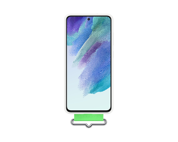 Samsung EF-GG990TWEGWW, Griffigkeit, Grün, Weiß, Silikon, Samsung, Galaxy S21 FE 5G