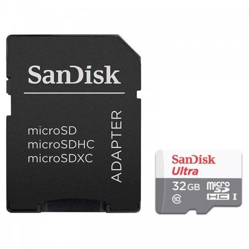 SanDisk Ultra - Flash-Speicherkarte (microSDHC/SD-Adapter