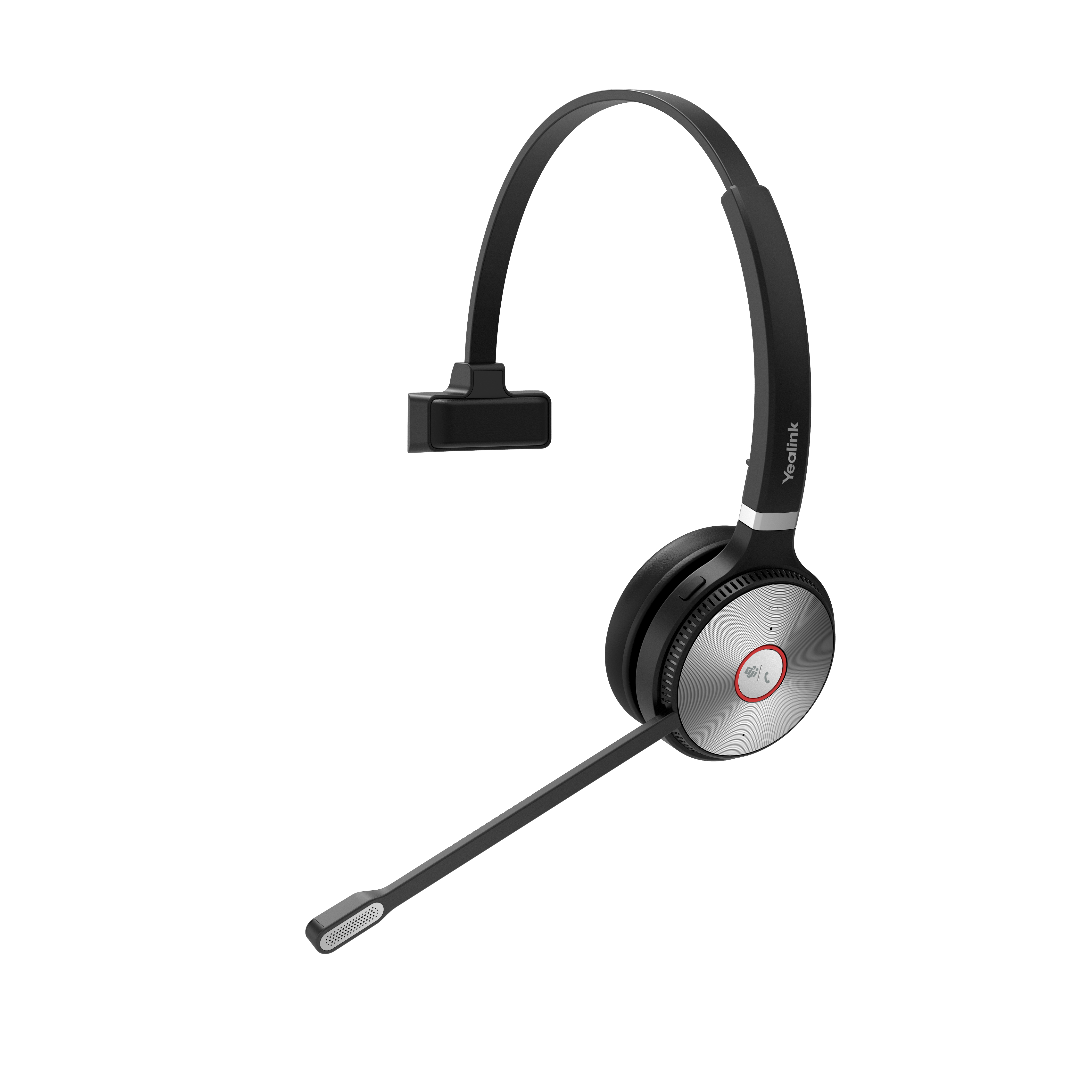 Yealink WH62 Mono Teams Headset, Kabellos, Büro/Callcenter, 20 - 20000 Hz, 80 g, Kopfhörer, Schwarz