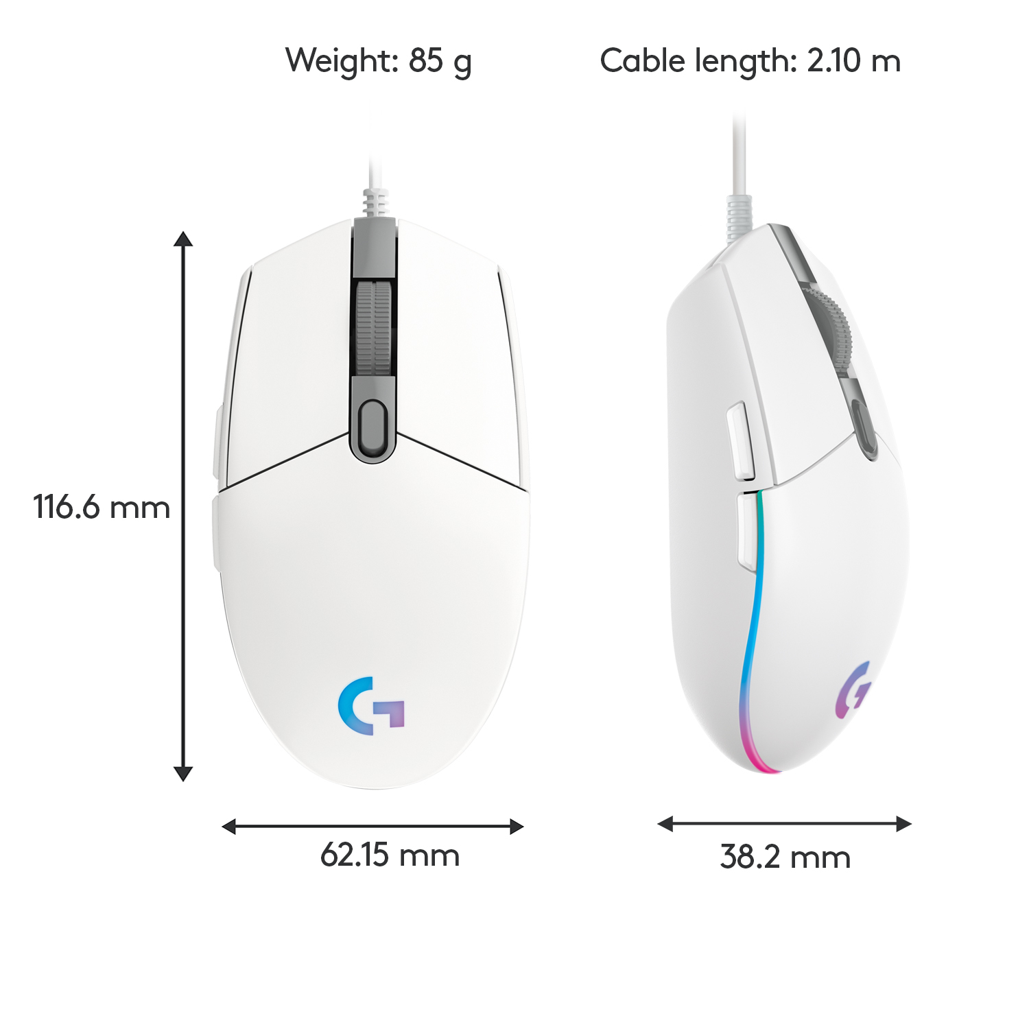 Logitech Gaming Mouse G203 LIGHTSYNC - Maus