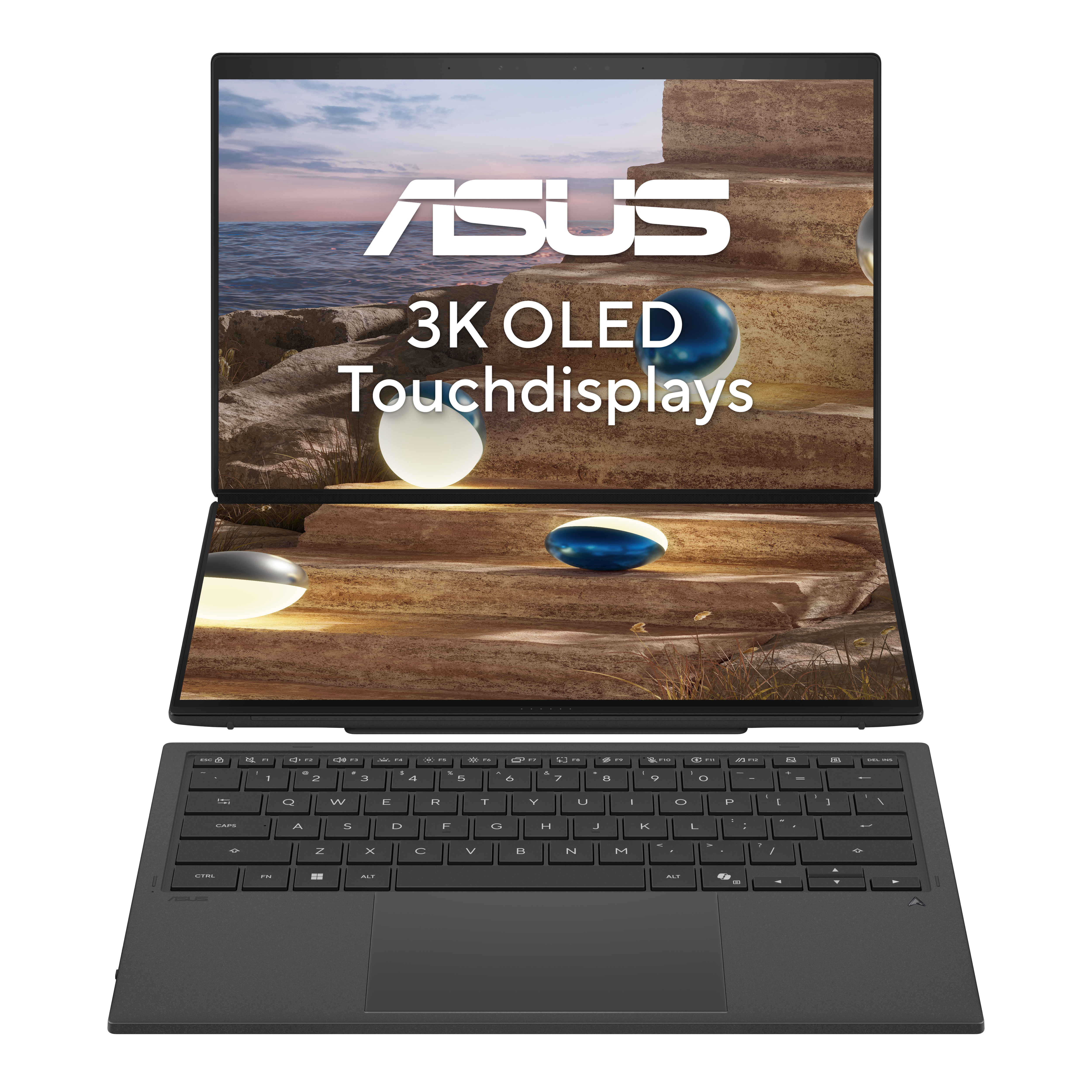 ASUS Zenbook Duo UX8407AA-SN262W, 14" WQXGA+ OLED Touch, Core Ultra 9 386H, 32GB, 1TB, Win11