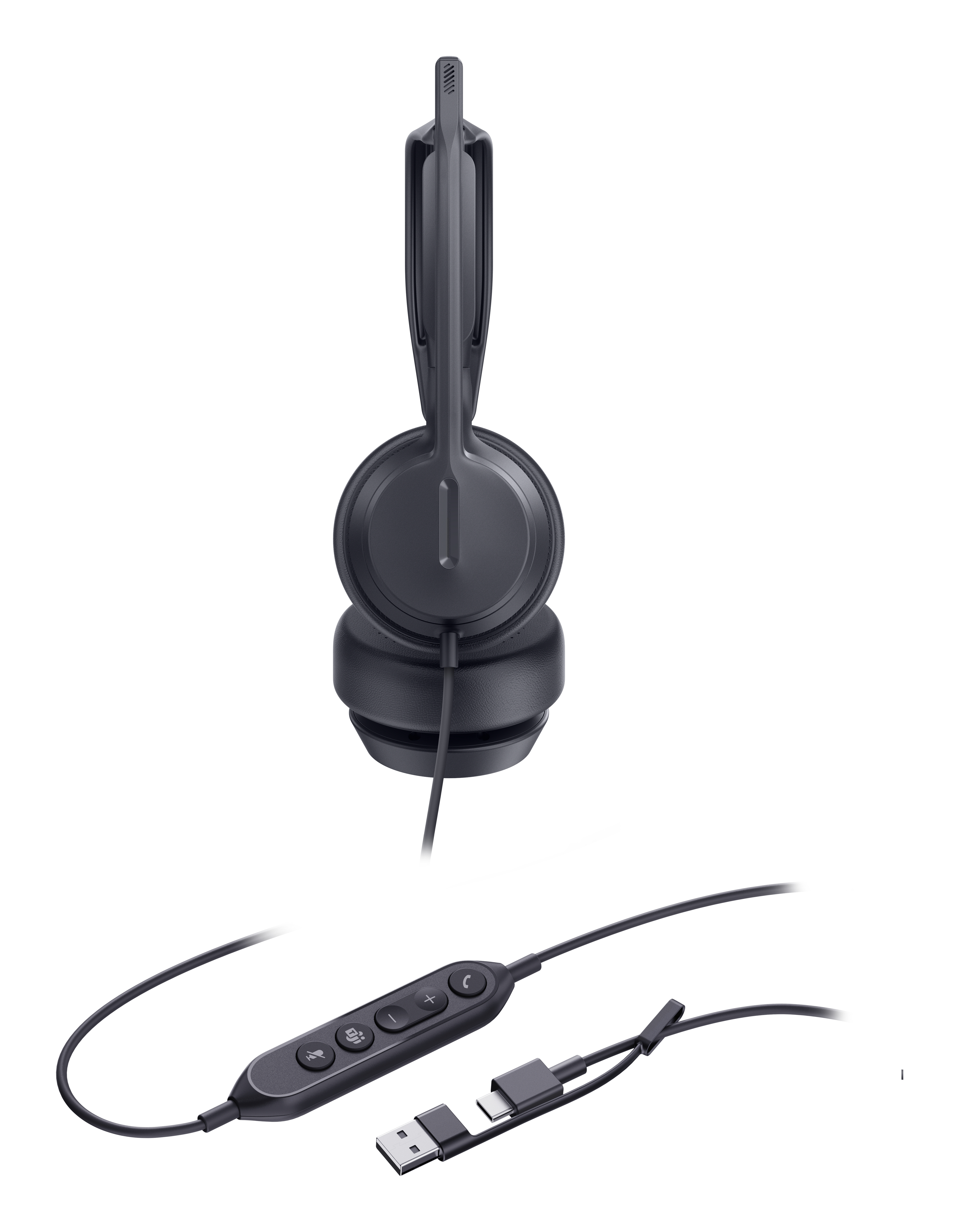 Yealink Dual-Teams-Headset mit USB-C/A-Anschluss, Kabelgebunden, Büro/Callcenter, 20 - 20000 Hz, 160
